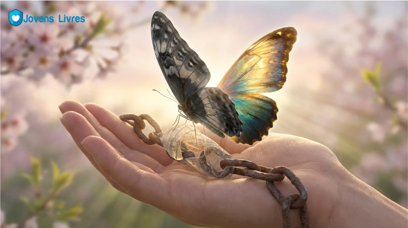 A transformação é possível — da corrente da dependência, nasce a liberdade.