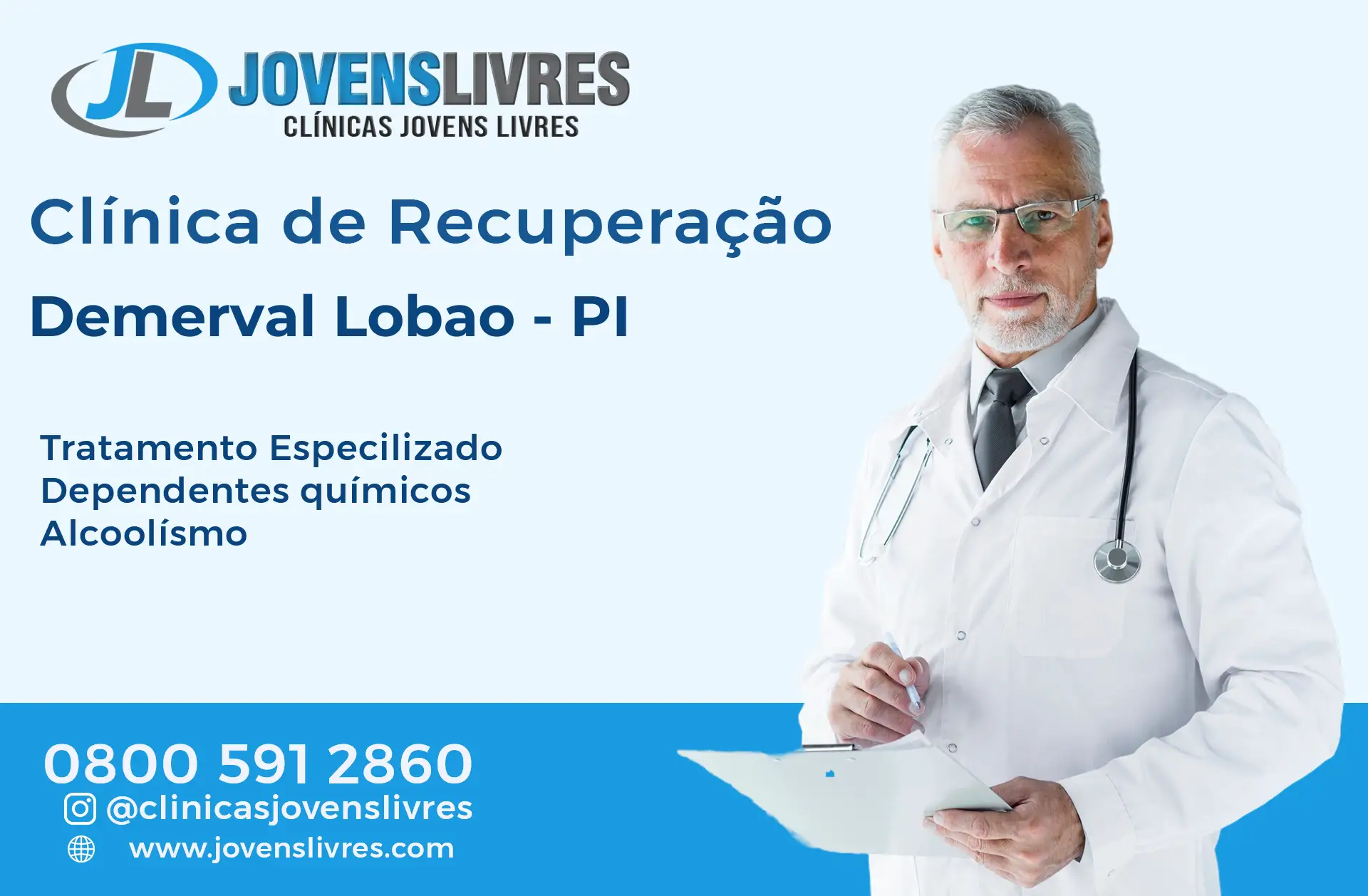 Clínica de Recuperação em Demerval Lobão - PI – Transforme Vidas com o Jovens Livres