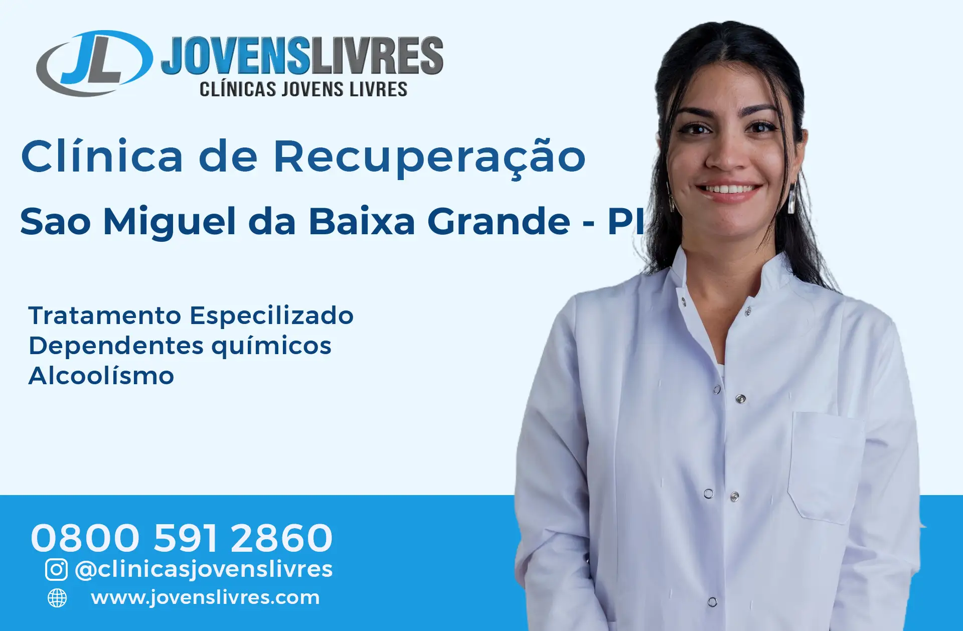 Clínica de Recuperação em São Miguel da Baixa Grande - PI – Transforme Vidas com o Jovens Livres