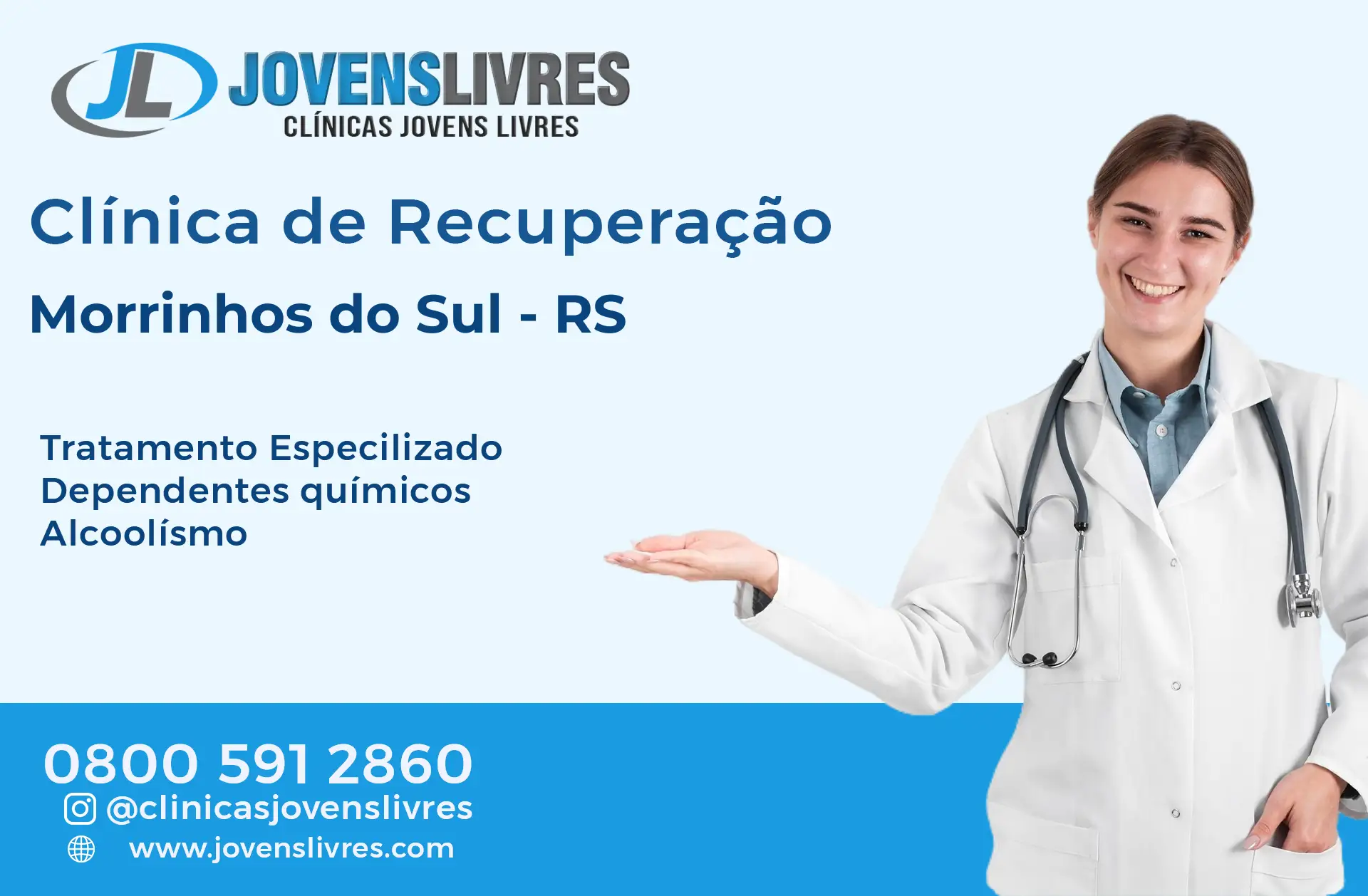 No momento, você está visualizando Clínica de Recuperação em Morrinhos do Sul – RS – Transforme Vidas com o Jovens Livres