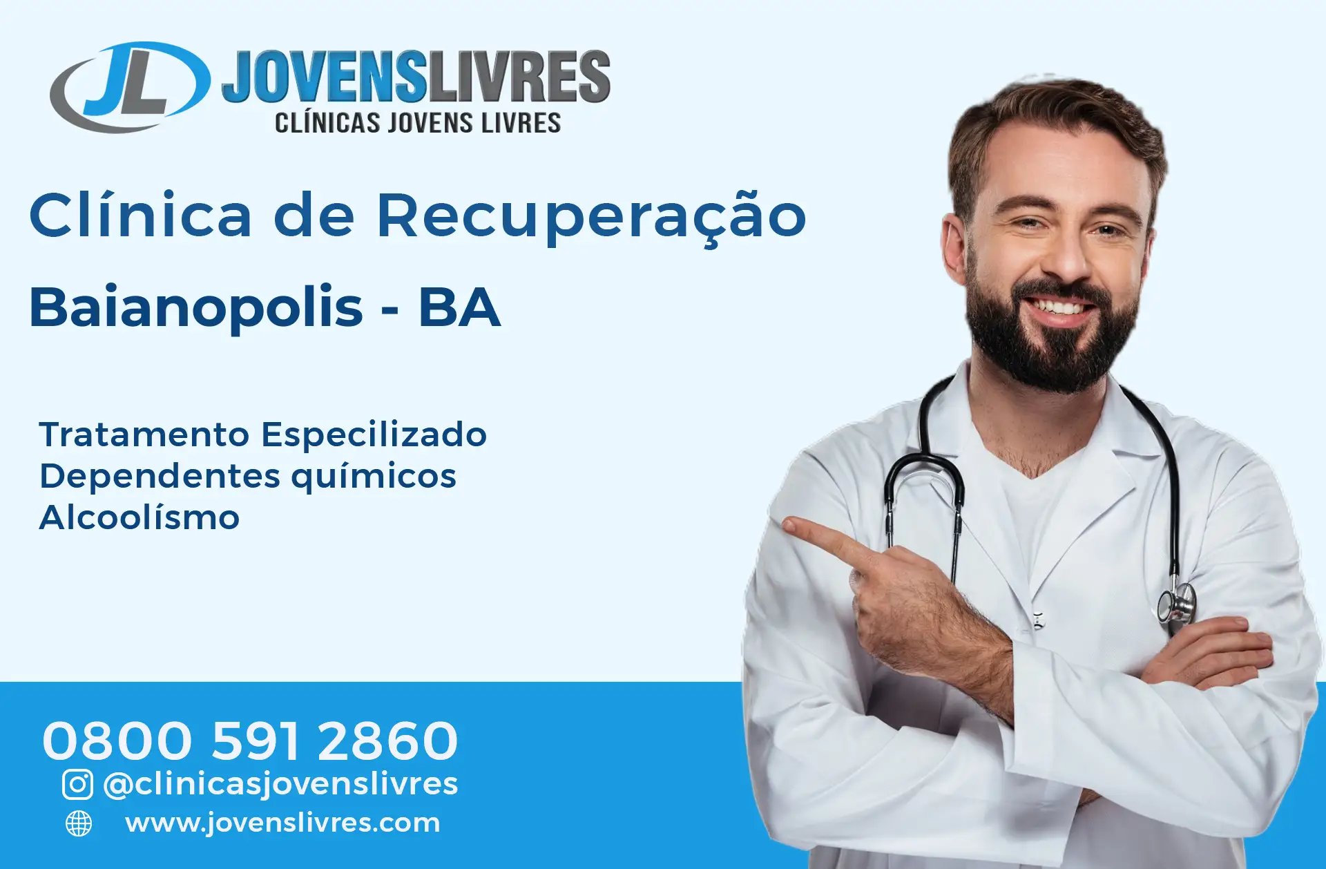 No momento, você está visualizando Clínica de Recuperação em Baianópolis – BA – Transforme Vidas com o Jovens Livres