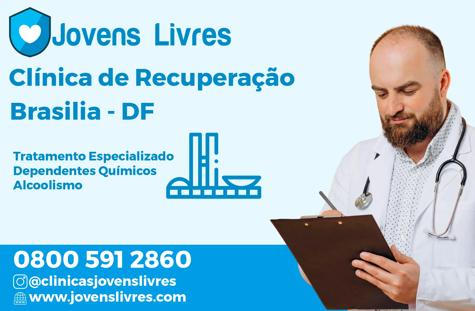 No momento, você está visualizando Clínica de Recuperação em Brasília – DF – Transforme Vidas com o Jovens Livres