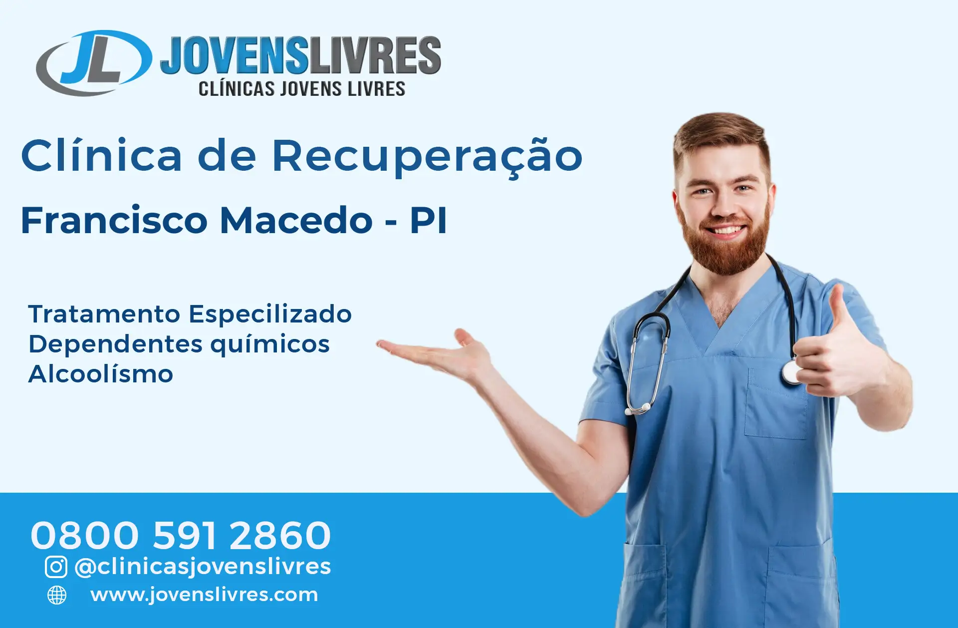 Clínica de Recuperação em Francisco Macedo - PI – Transforme Vidas com o Jovens Livres