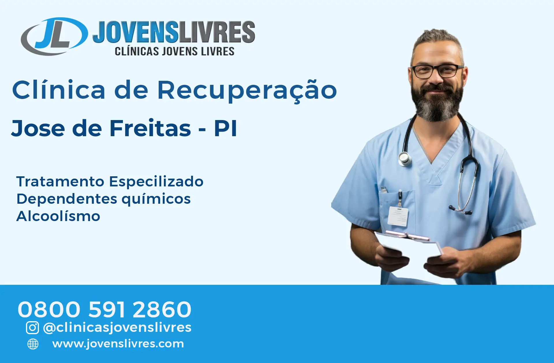 Clínica de Recuperação em José de Freitas - PI – Transforme Vidas com o Jovens Livres