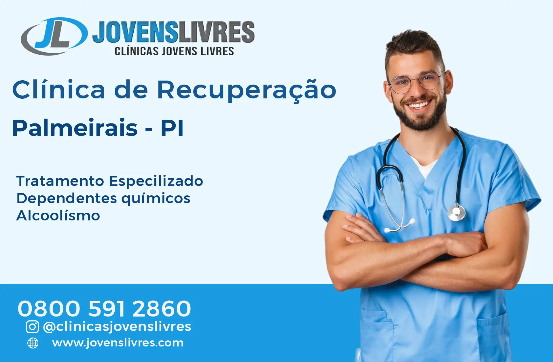 Clínica de Recuperação em Palmeirais - PI – Transforme Vidas com o Jovens Livres