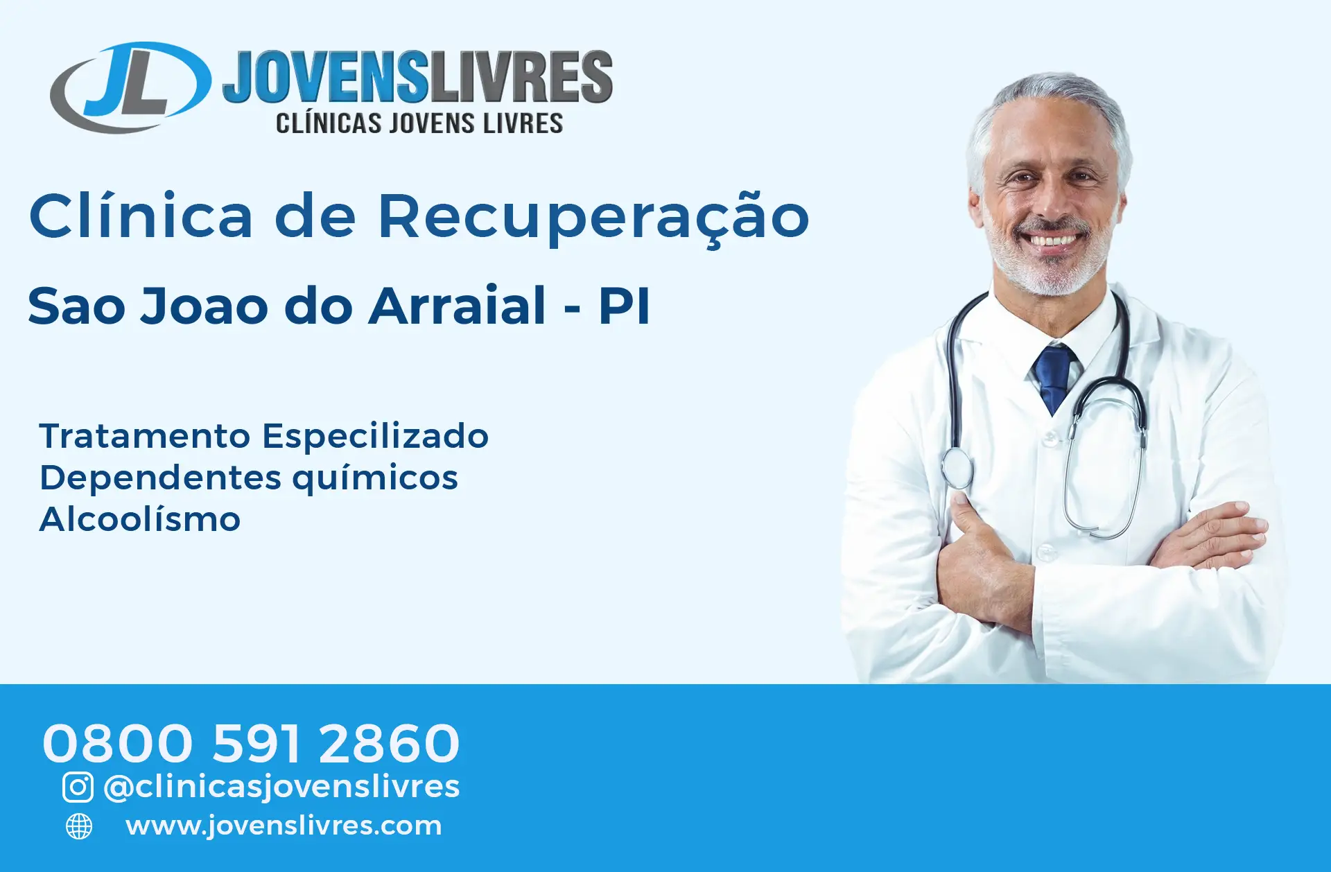 Clínica de Recuperação em São João do Arraial - PI – Transforme Vidas com o Jovens Livres