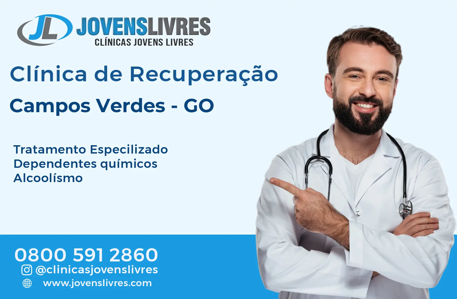 No momento, você está visualizando Clínica de Recuperação em Campos Verdes – GO – Transforme Vidas com o Jovens Livres