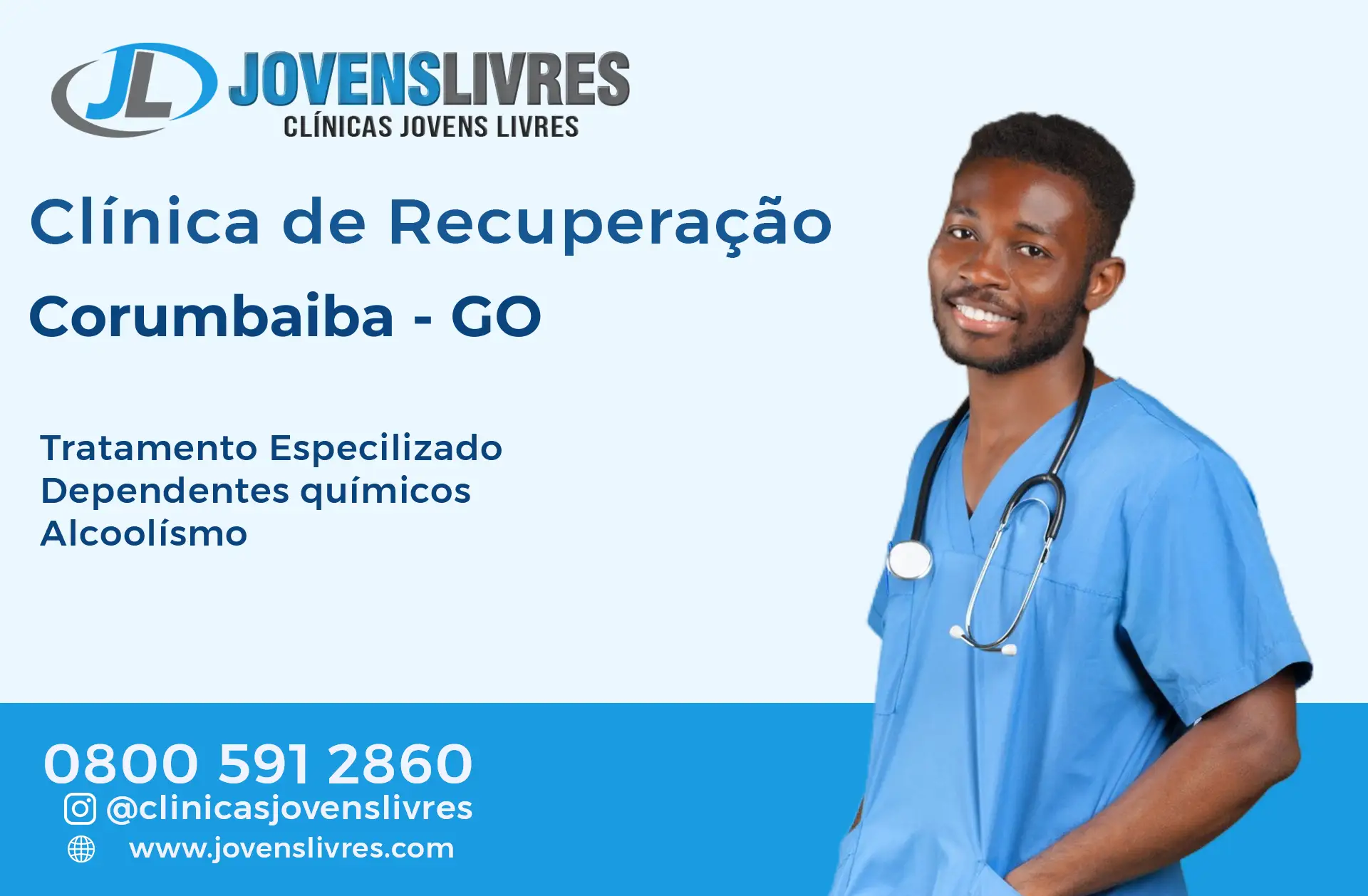 No momento, você está visualizando Clínica de Recuperação em Corumbaíba – GO – Transforme Vidas com o Jovens Livres