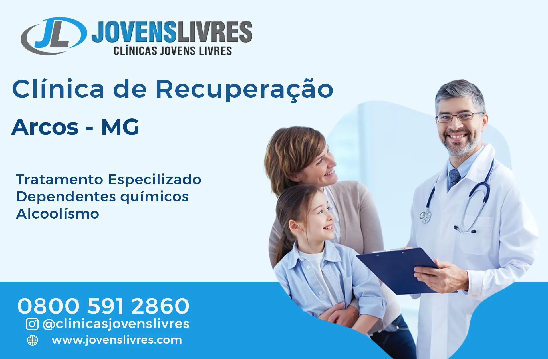 No momento, você está visualizando Clínica de Recuperação em Arcos – MG – Transforme Vidas com o Jovens Livres