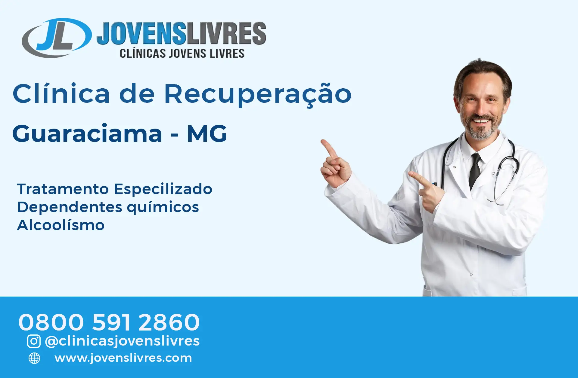 No momento, você está visualizando Clínica de Recuperação em Guaraciama – MG – Transforme Vidas com o Jovens Livres