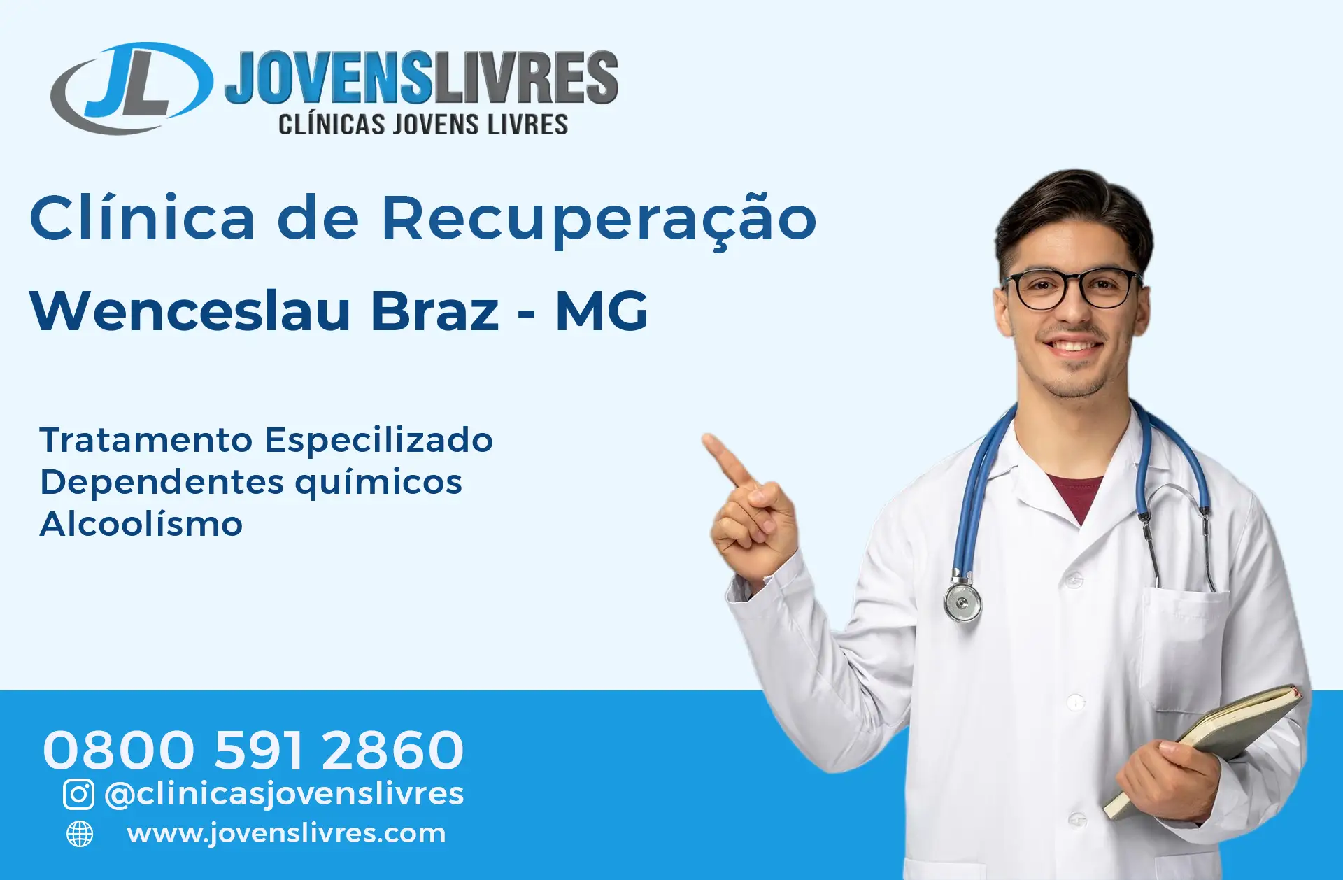 No momento, você está visualizando Clínica de Recuperação em Wenceslau Braz – MG – Transforme Vidas com o Jovens Livres