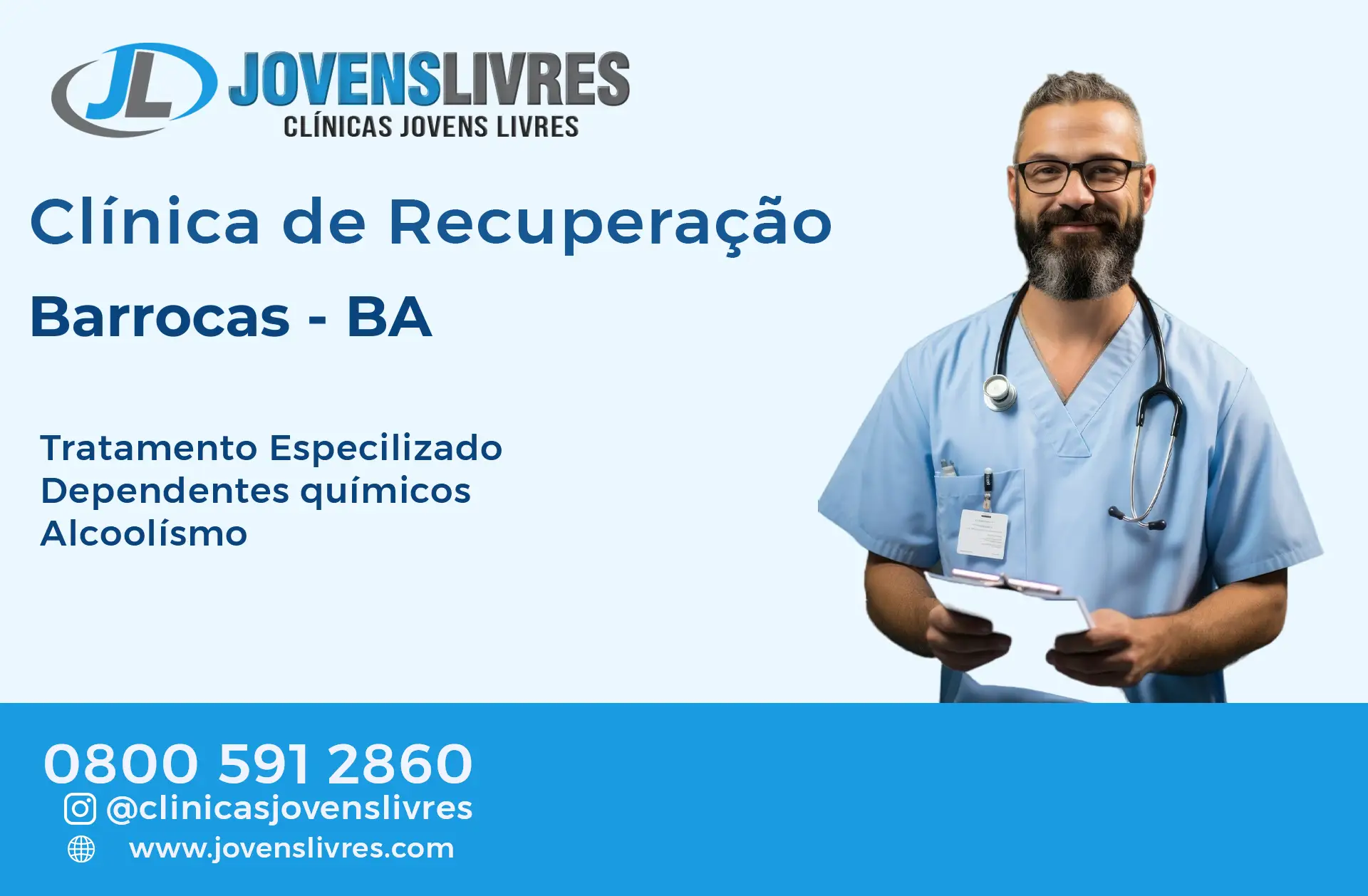 No momento, você está visualizando Clínica de Recuperação em Barrocas – BA – Transforme Vidas com o Jovens Livres