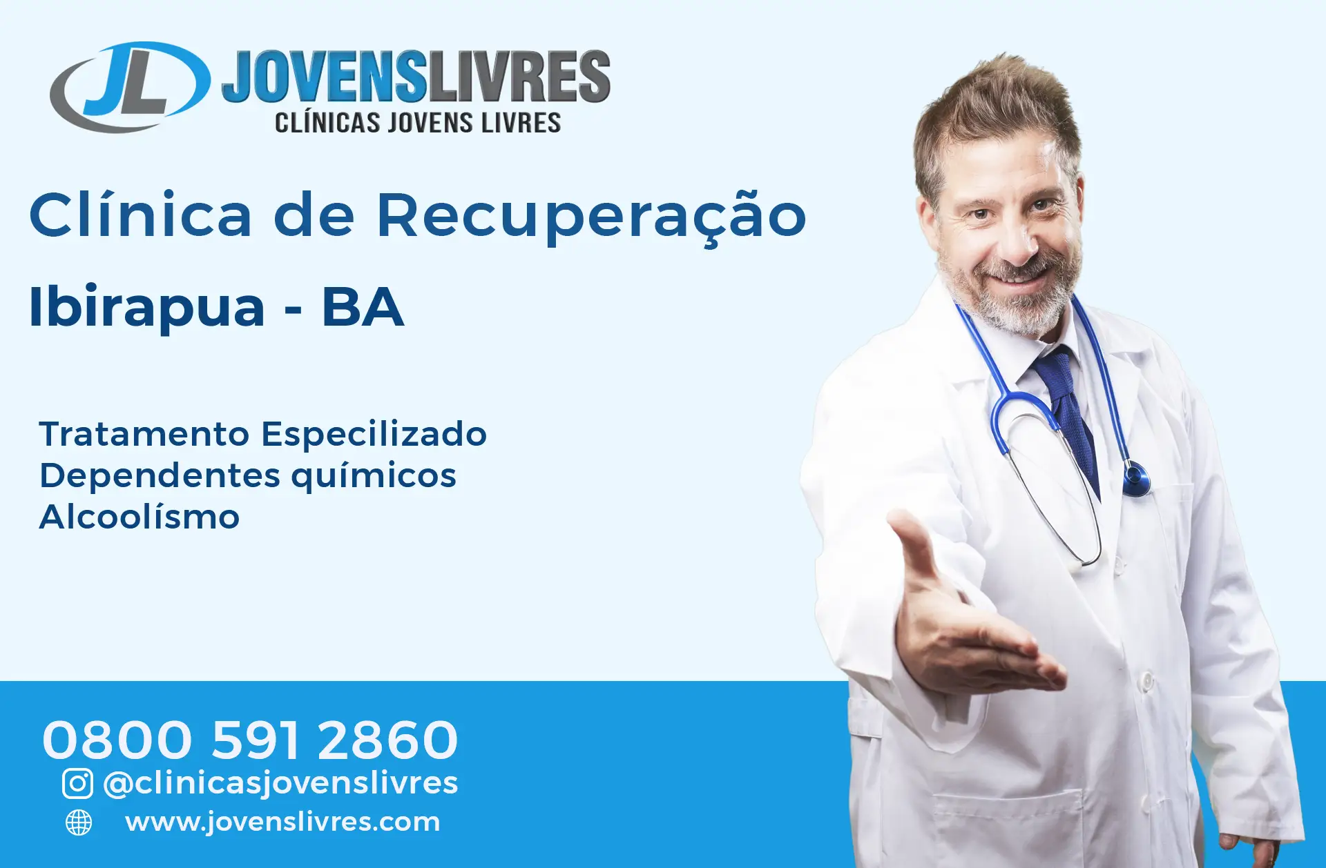 No momento, você está visualizando Clínica de Recuperação em Ibirapuã – BA – Transforme Vidas com o Jovens Livres