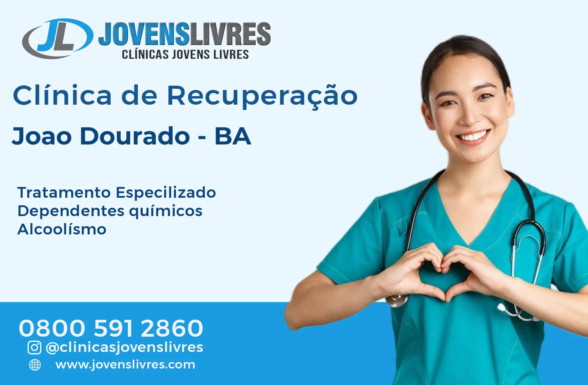 No momento, você está visualizando Clínica de Recuperação em João Dourado – BA – Transforme Vidas com o Jovens Livres