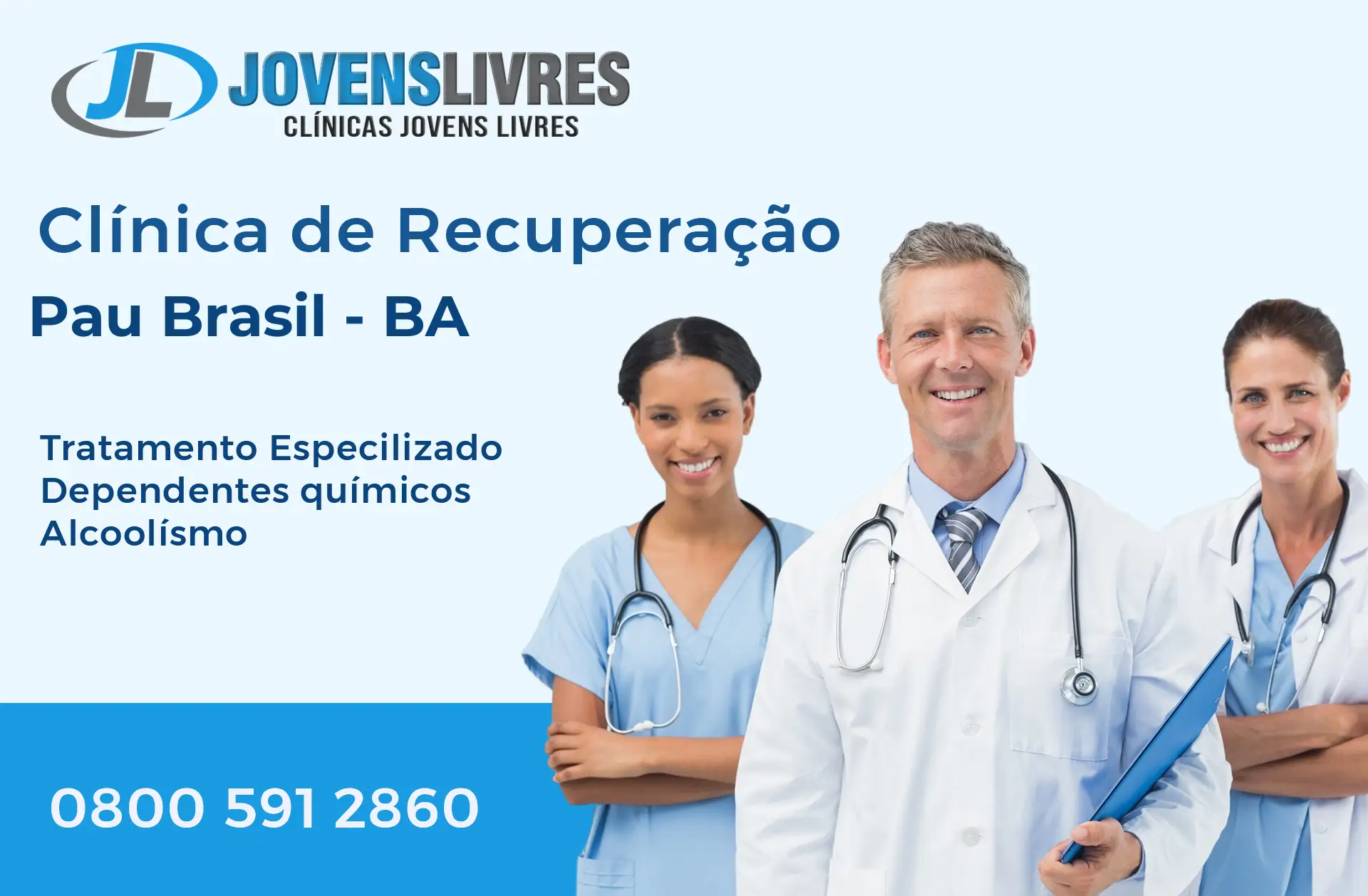 No momento, você está visualizando Clínica de Recuperação em Pau Brasil – BA – Transforme Vidas com o Jovens Livres