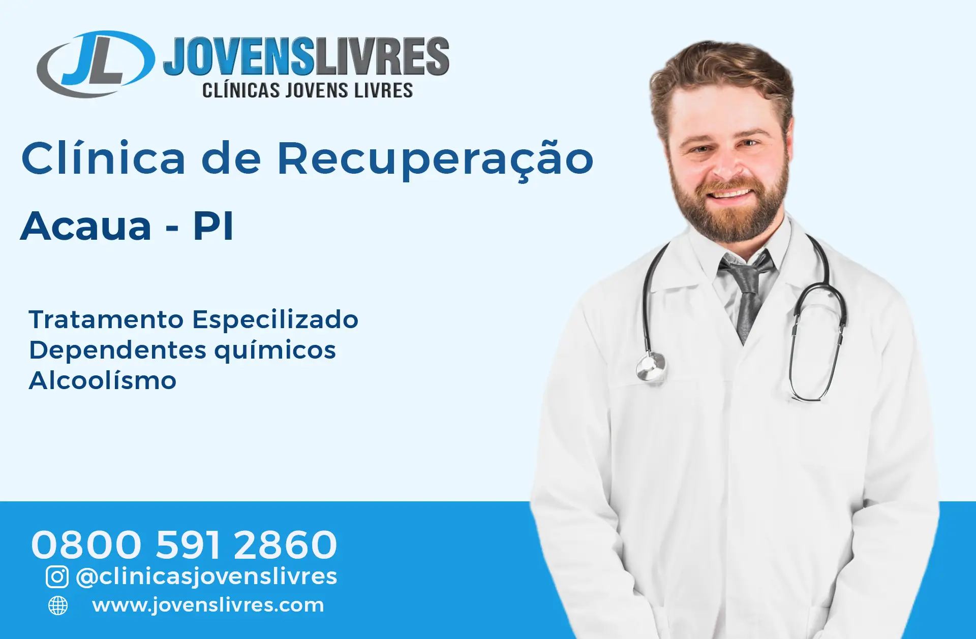 Clínica de Recuperação em Acauã - PI – Transforme Vidas com o Jovens Livres