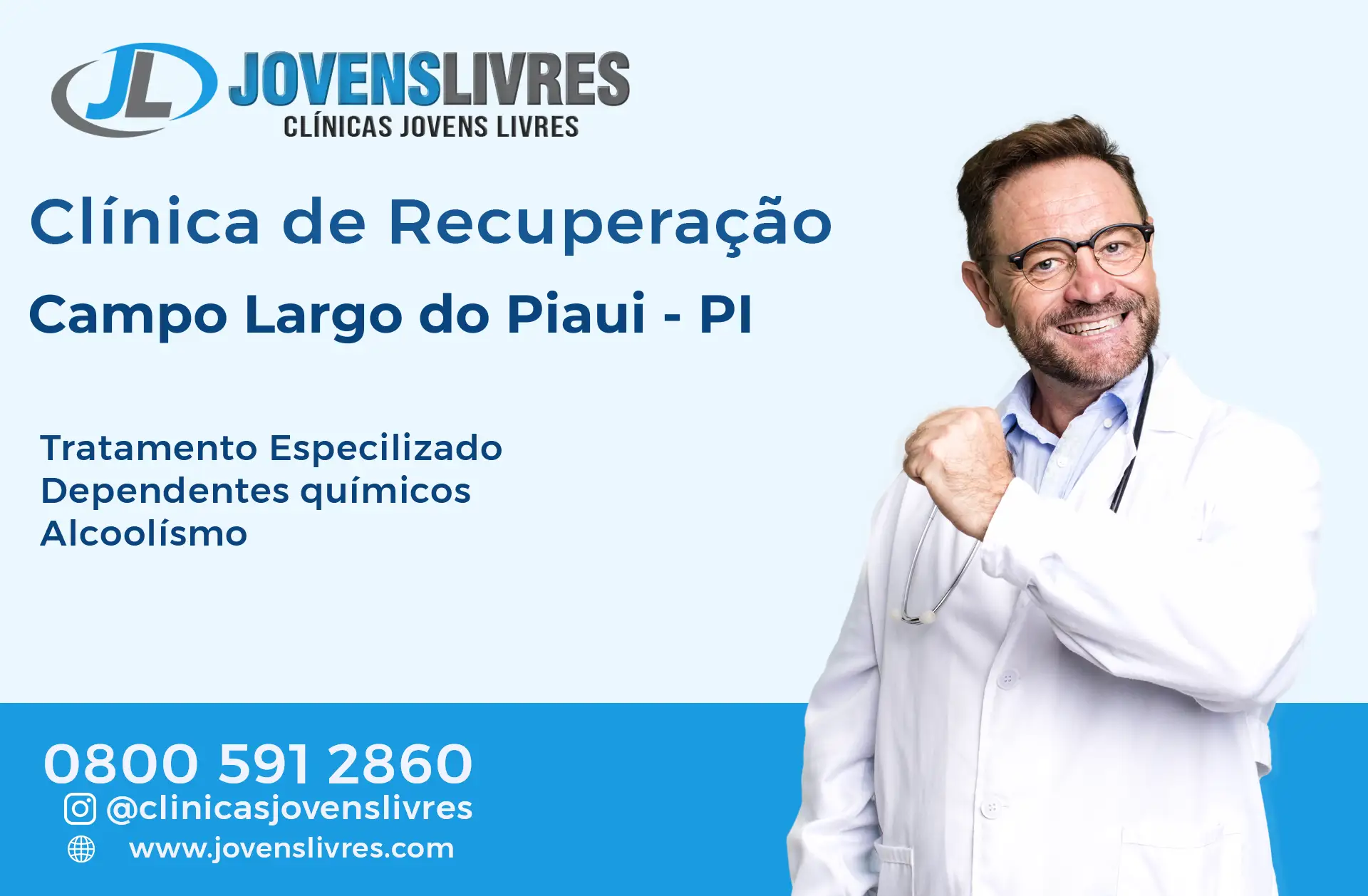 Clínica de Recuperação em Campo Largo do Piauí - PI – Transforme Vidas com o Jovens Livres