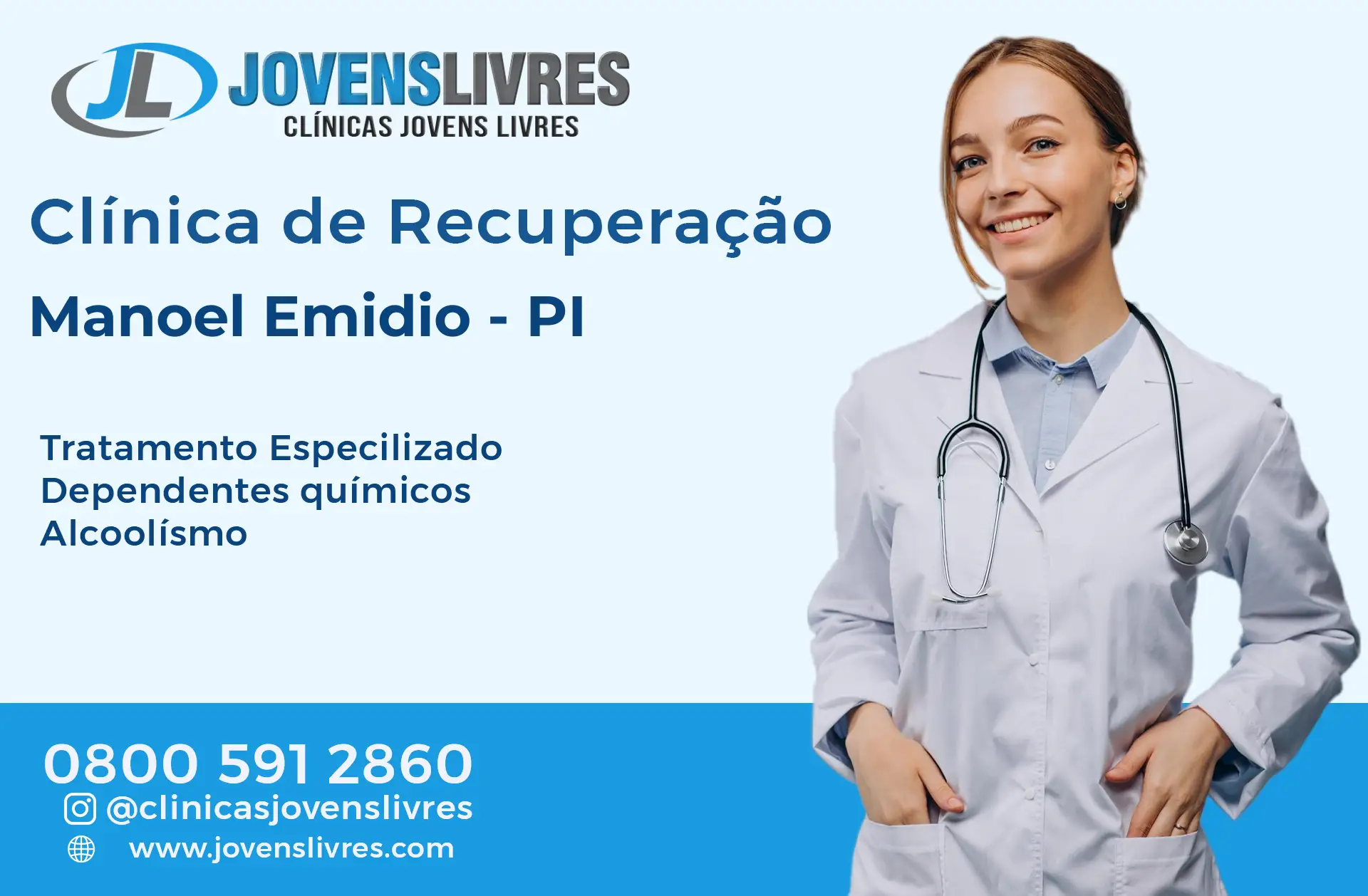 Clínica de Recuperação em Manoel Emídio - PI – Transforme Vidas com o Jovens Livres