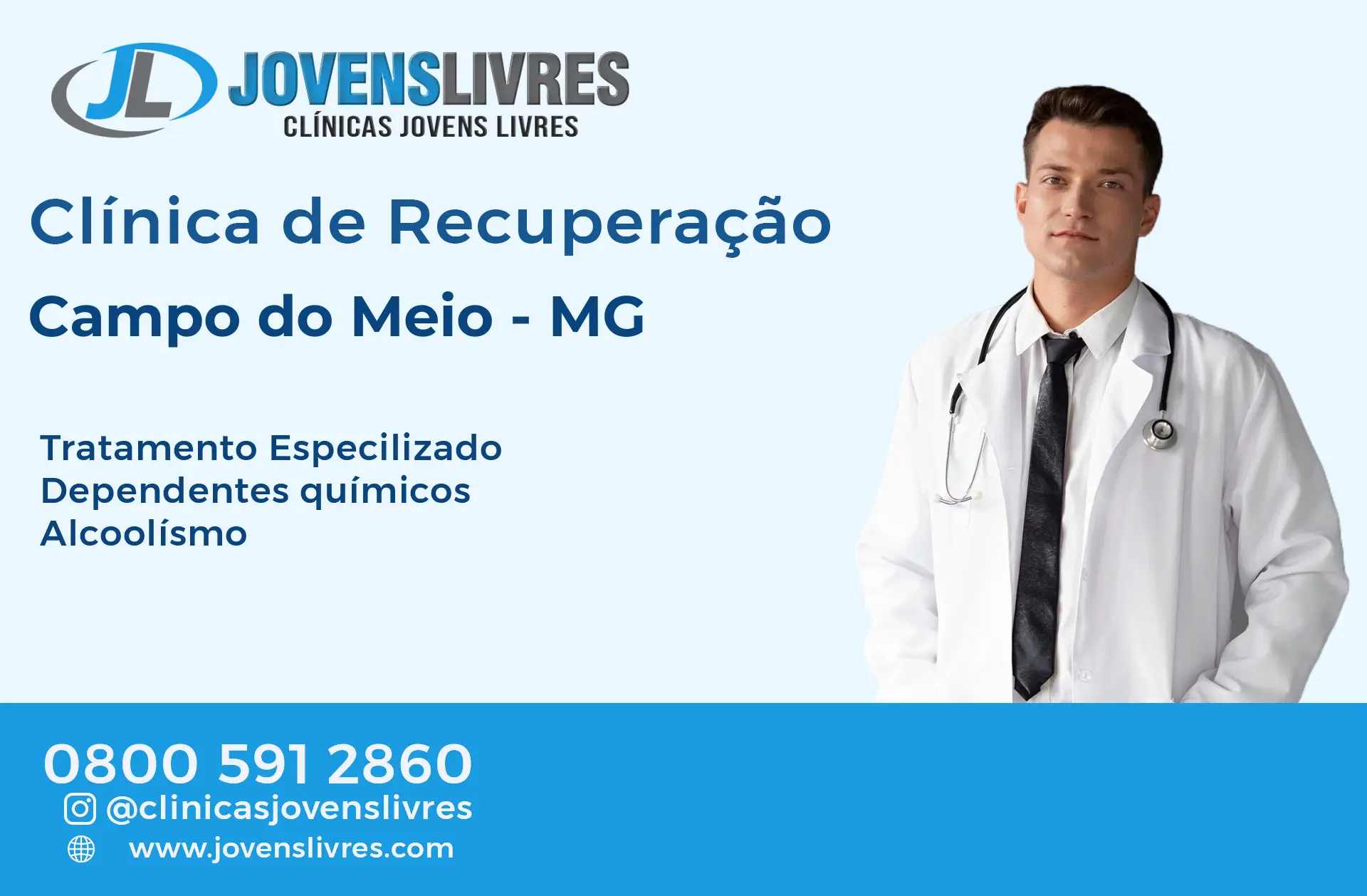 No momento, você está visualizando Clínica de Recuperação em Campo do Meio – MG – Transforme Vidas com o Jovens Livres