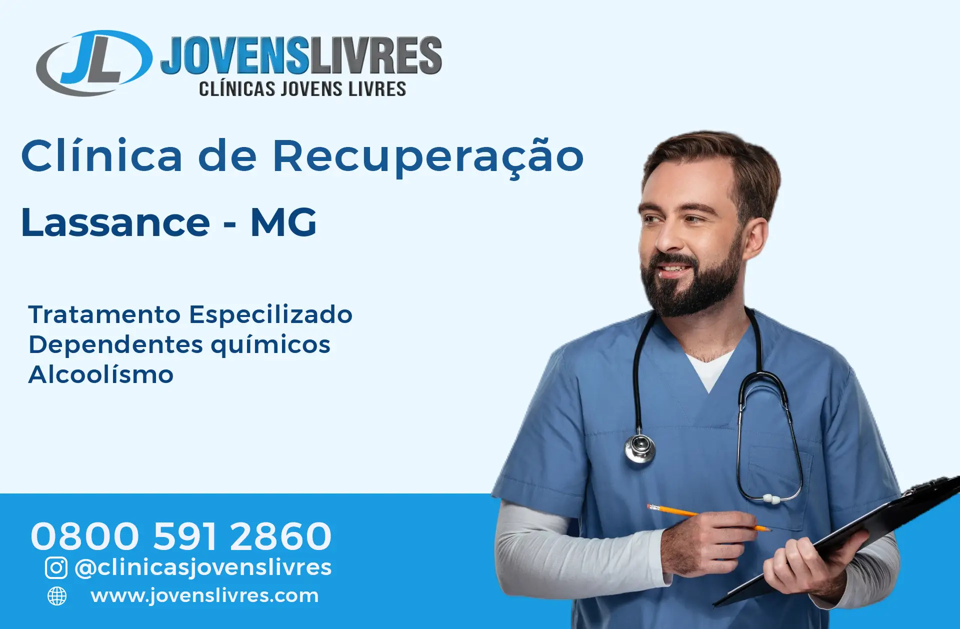 No momento, você está visualizando Clínica de Recuperação em Lassance – MG – Transforme Vidas com o Jovens Livres