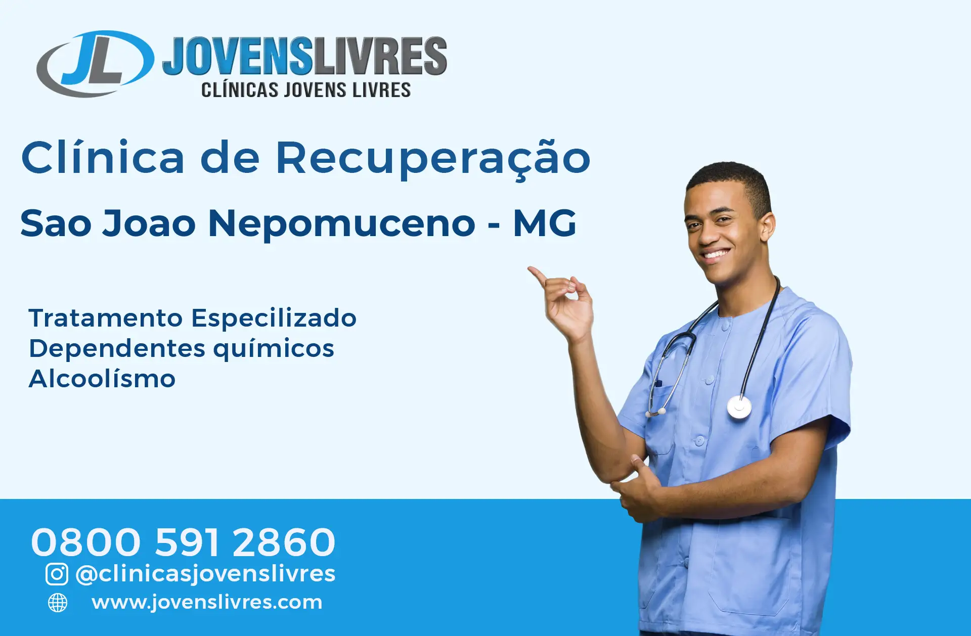 No momento, você está visualizando Clínica de Recuperação em São João Nepomuceno – MG – Transforme Vidas com o Jovens Livres