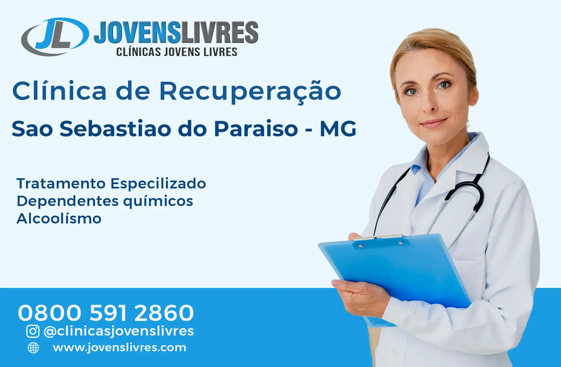 No momento, você está visualizando Clínica de Recuperação em São Sebastião do Paraíso – MG – Transforme Vidas com o Jovens Livres
