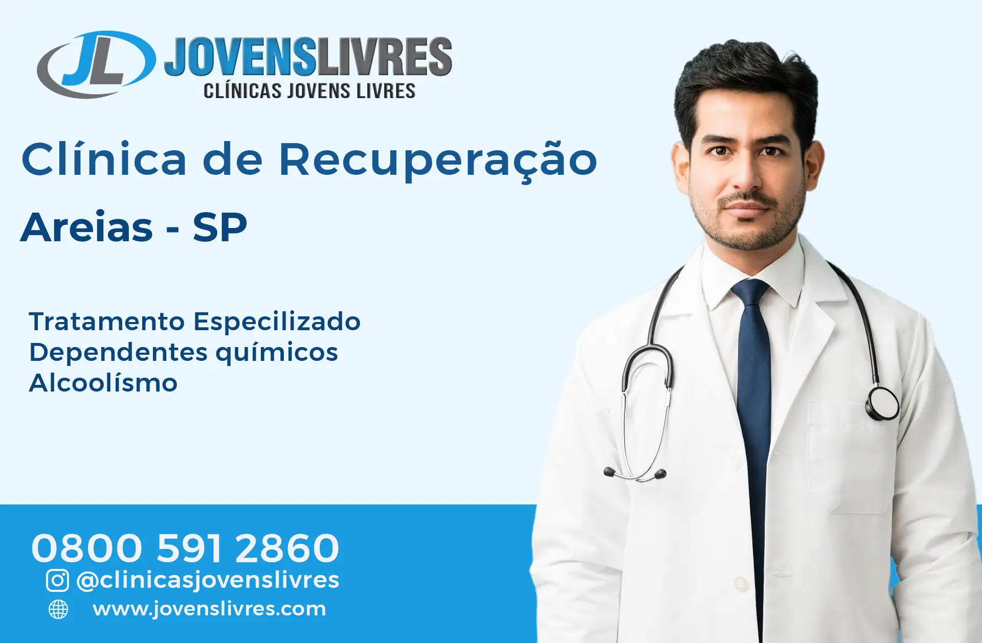 No momento, você está visualizando Clínica de Recuperação em Areias – SP – Transforme Vidas com o Jovens Livres