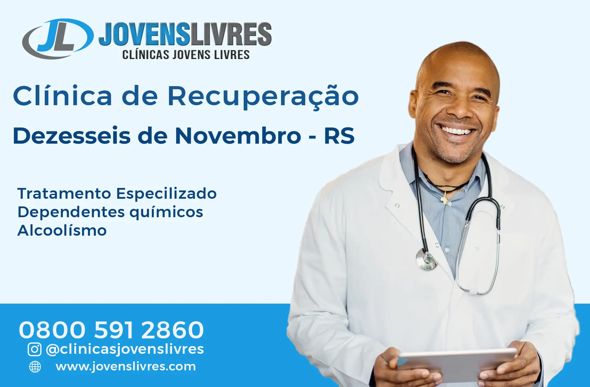 No momento, você está visualizando Clínica de Recuperação em Dezesseis de Novembro – RS – Transforme Vidas com o Jovens Livres