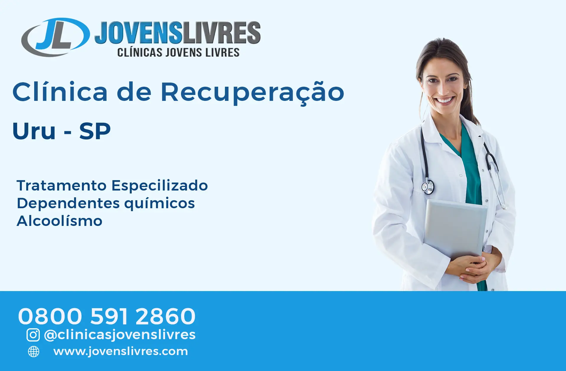 No momento, você está visualizando Clínica de Recuperação em Uru – SP – Transforme Vidas com o Jovens Livres
