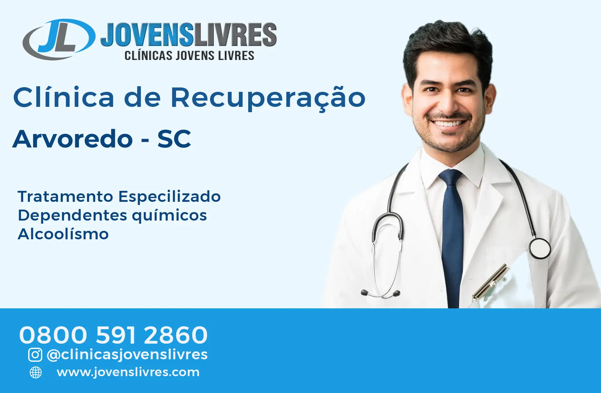 No momento, você está visualizando Clínica de Recuperação em Arvoredo – SC – Transforme Vidas com o Jovens Livres