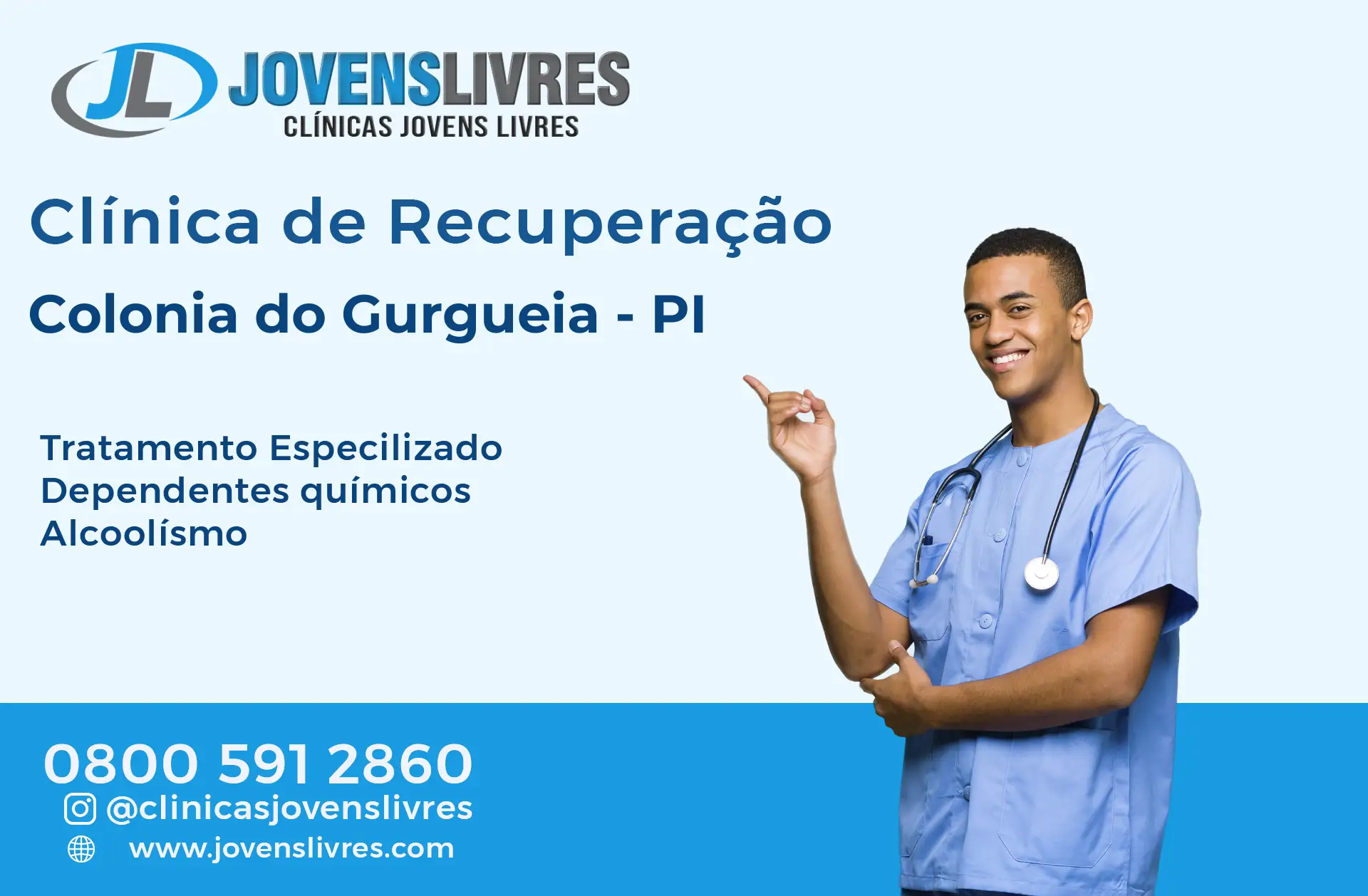 Clínica de Recuperação em Colônia do Gurguéia - PI – Transforme Vidas com o Jovens Livres