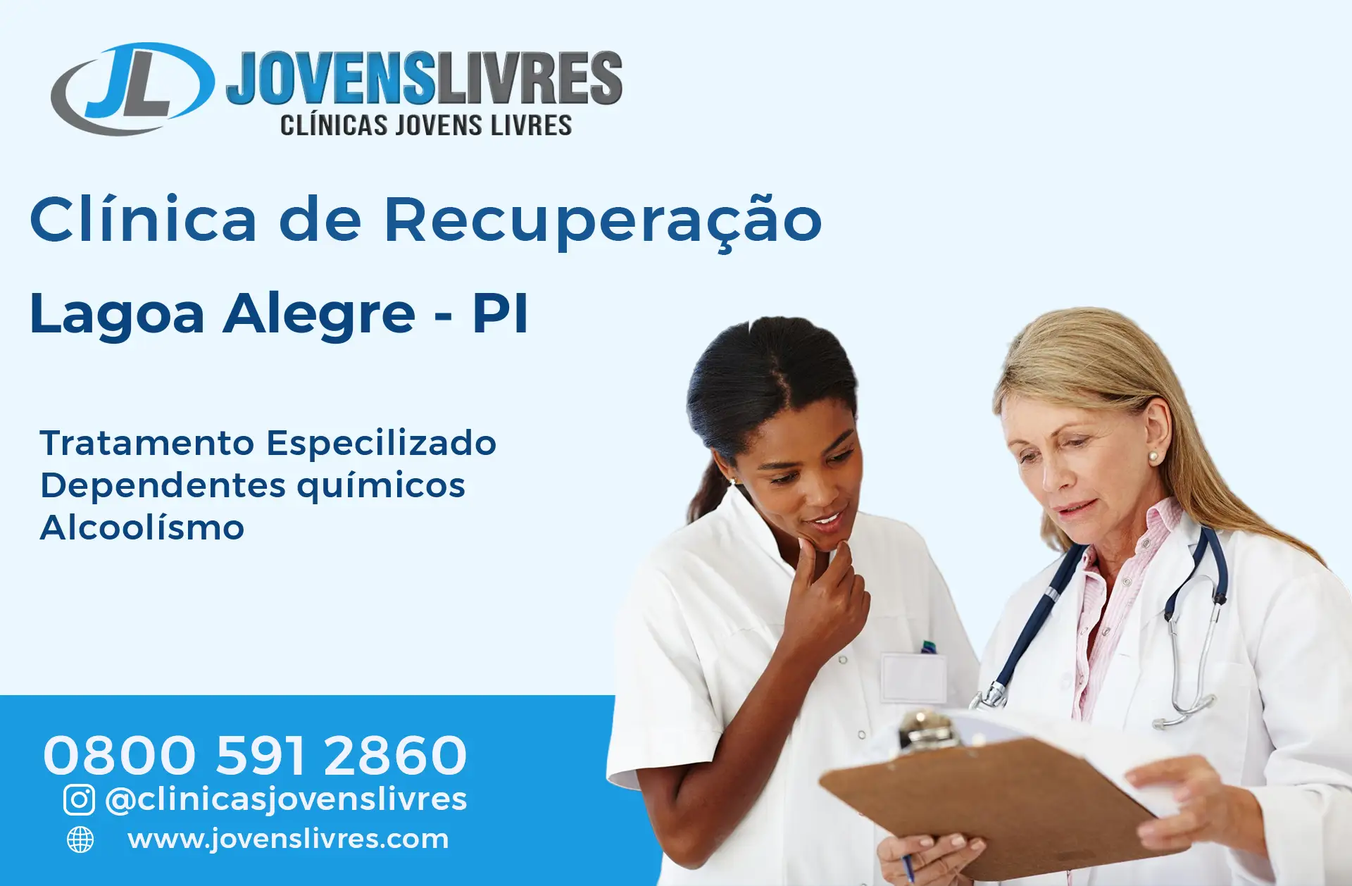 Clínica de Recuperação em Lagoa Alegre - PI – Transforme Vidas com o Jovens Livres