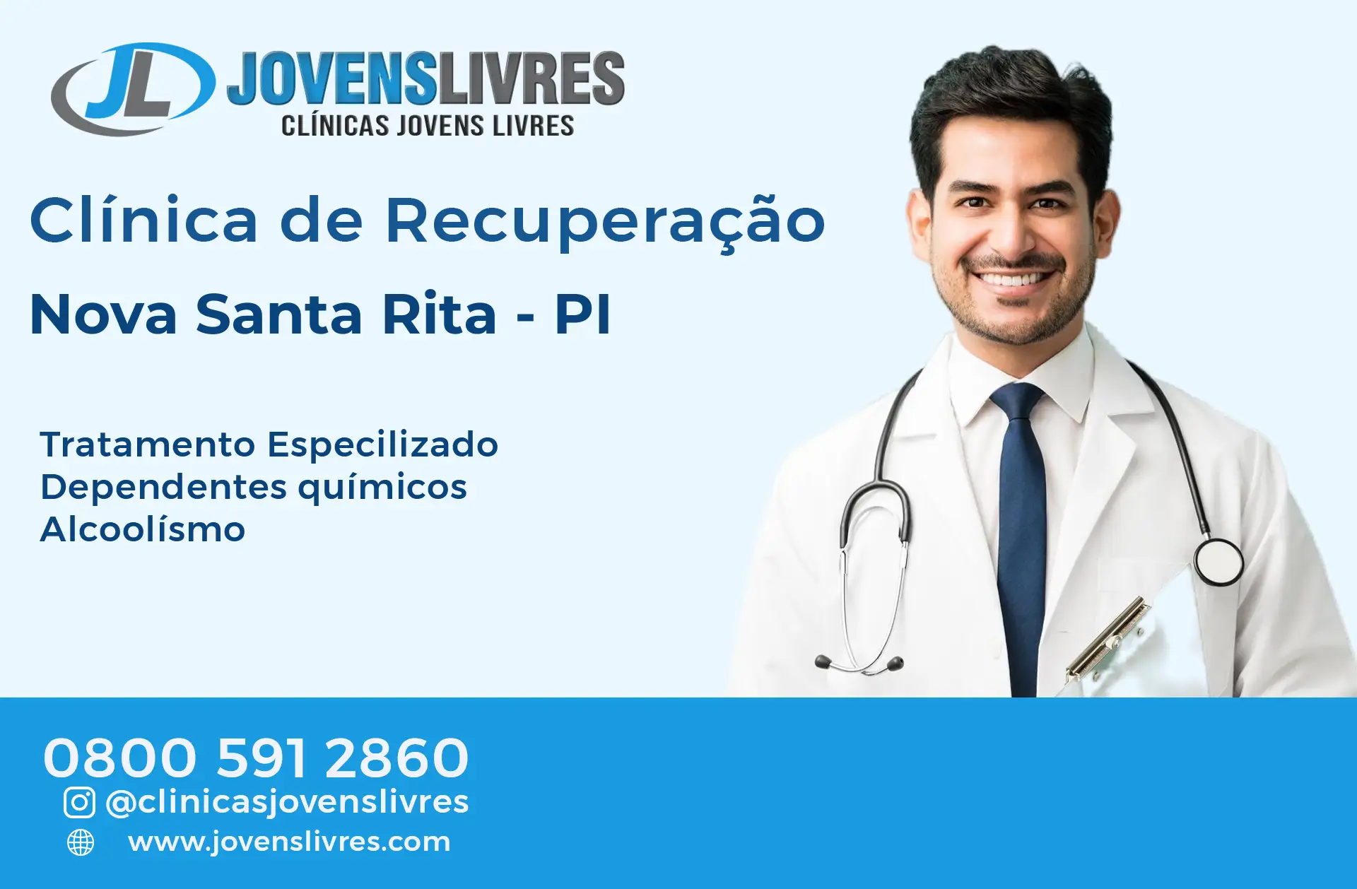 Clínica de Recuperação em Nova Santa Rita - PI – Transforme Vidas com o Jovens Livres