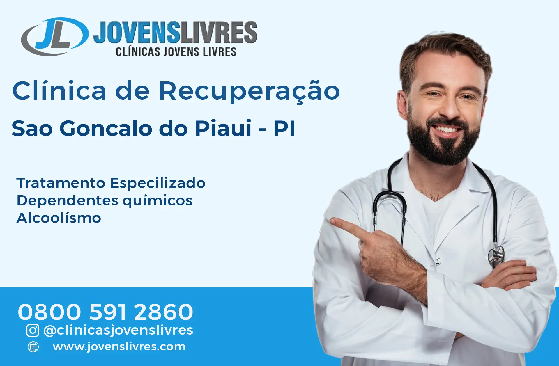 Clínica de Recuperação em São Gonçalo do Piauí - PI – Transforme Vidas com o Jovens Livres