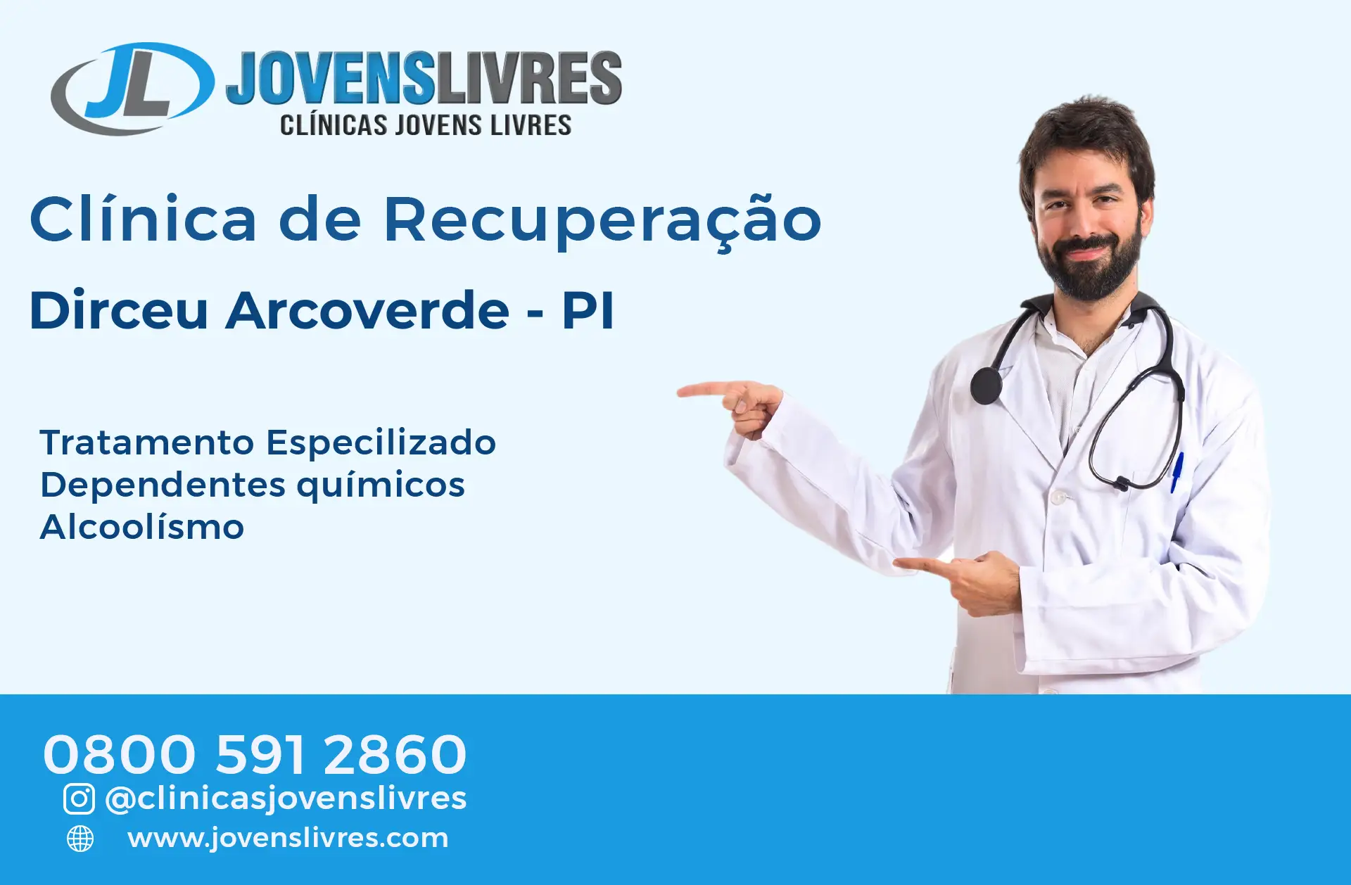 Clínica de Recuperação em Dirceu Arcoverde - PI – Transforme Vidas com o Jovens Livres