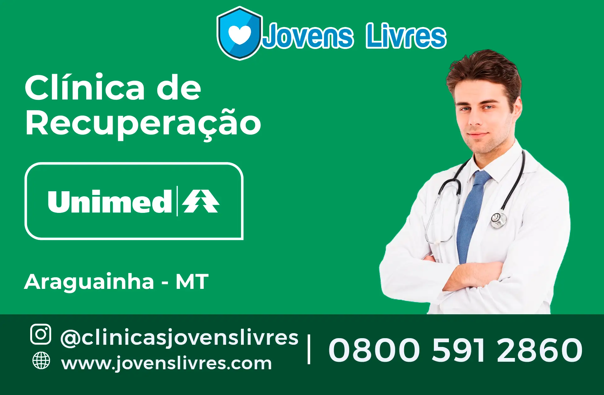 Clínica de Recuperação Unimed em Araguainha - MT