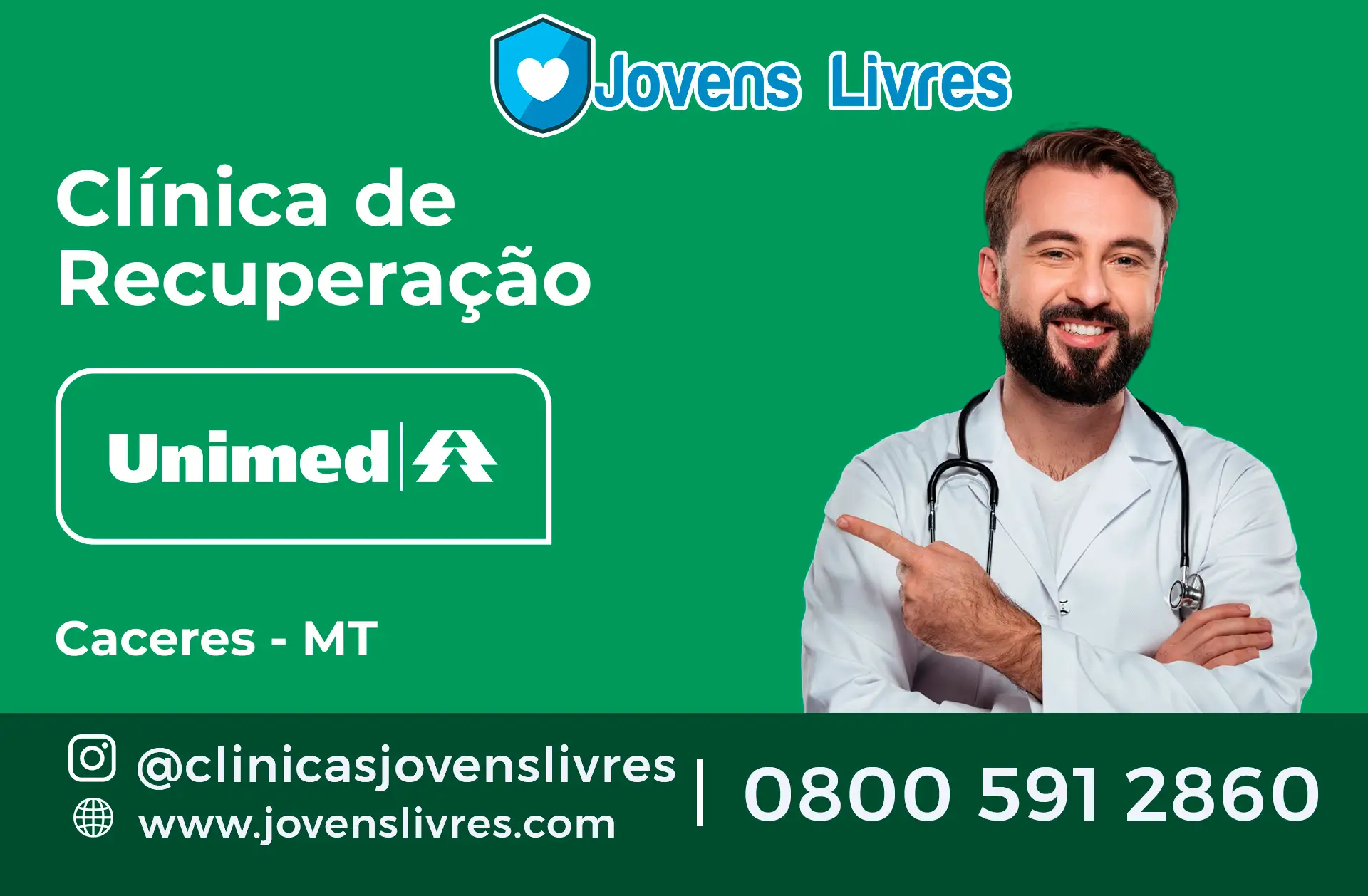 Clínica de Recuperação Unimed em Cáceres - MT