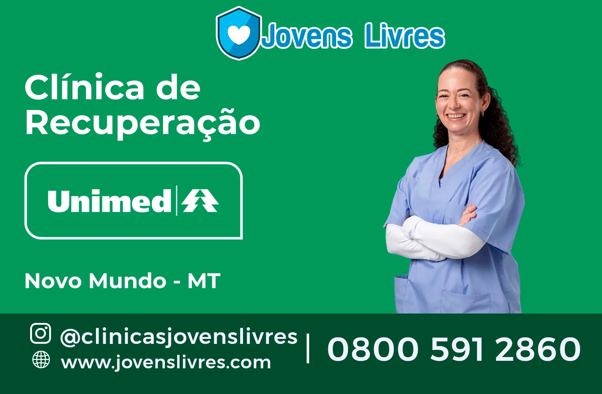 Clínica de Recuperação Unimed em Novo Mundo - MT