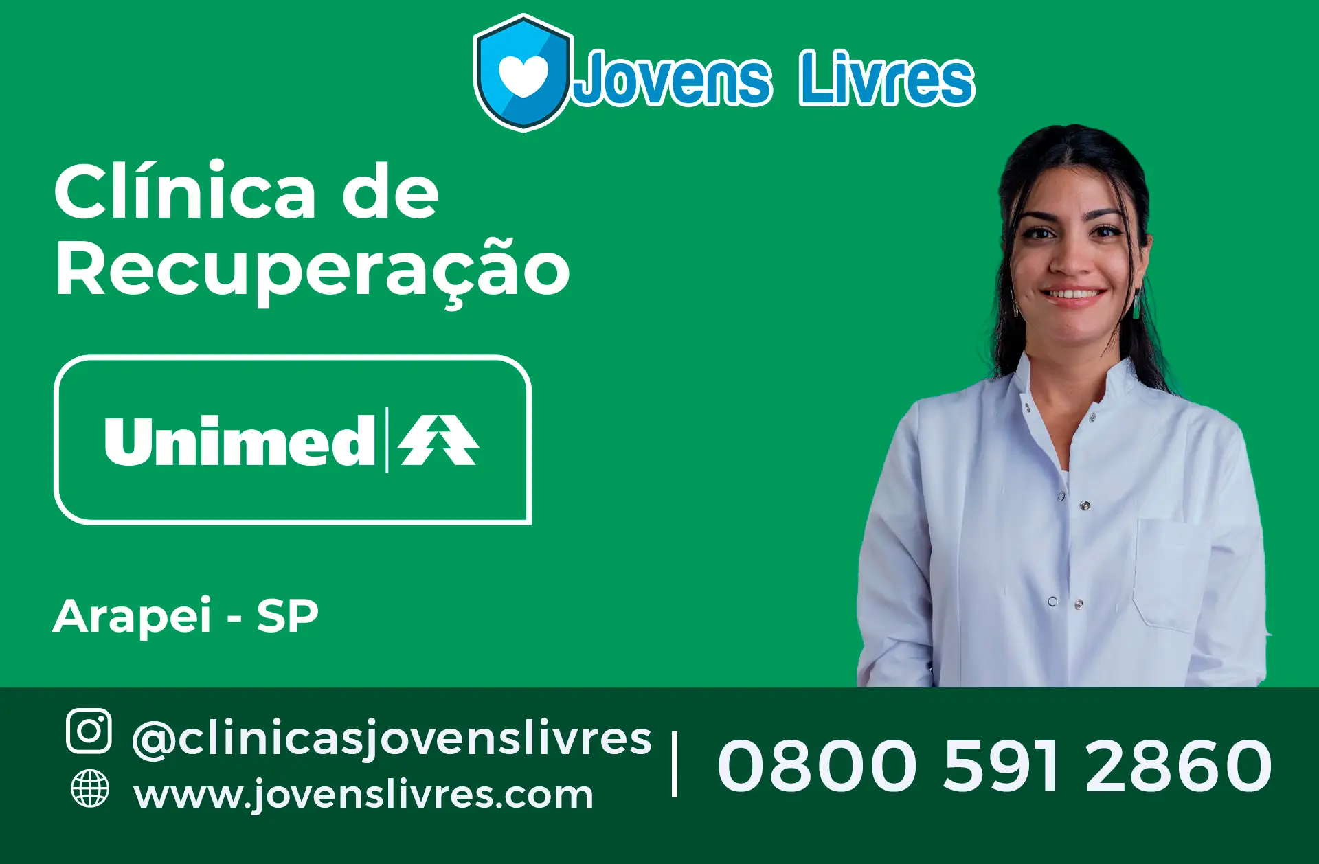 Clínica de Recuperação Unimed em Arapeí - SP