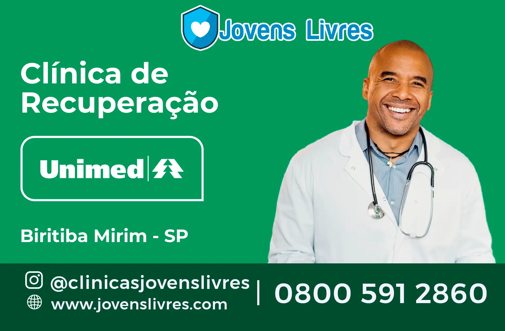 Clínica de Recuperação Unimed em Biritiba Mirim - SP
