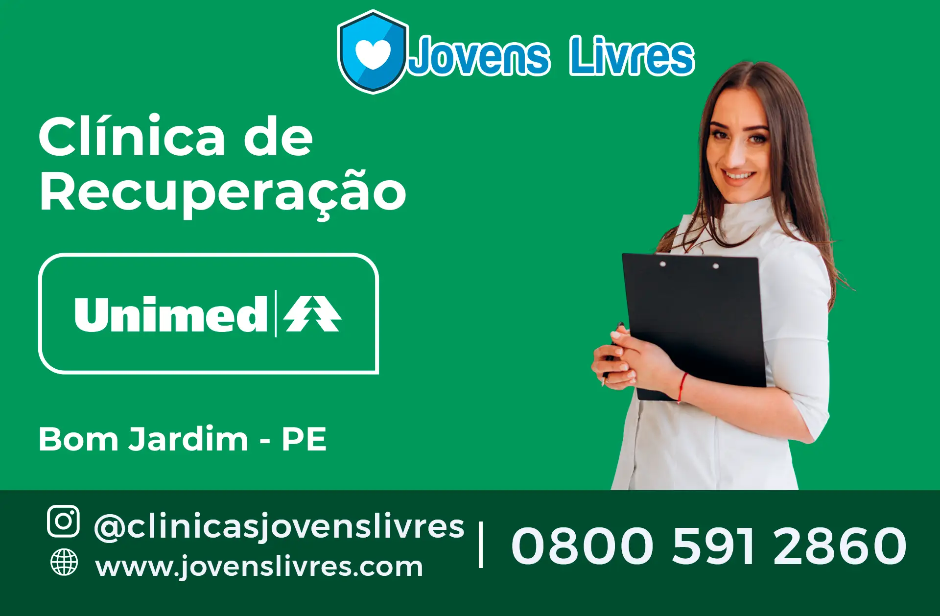 Clínica de Recuperação Unimed em Bom Jardim - PE