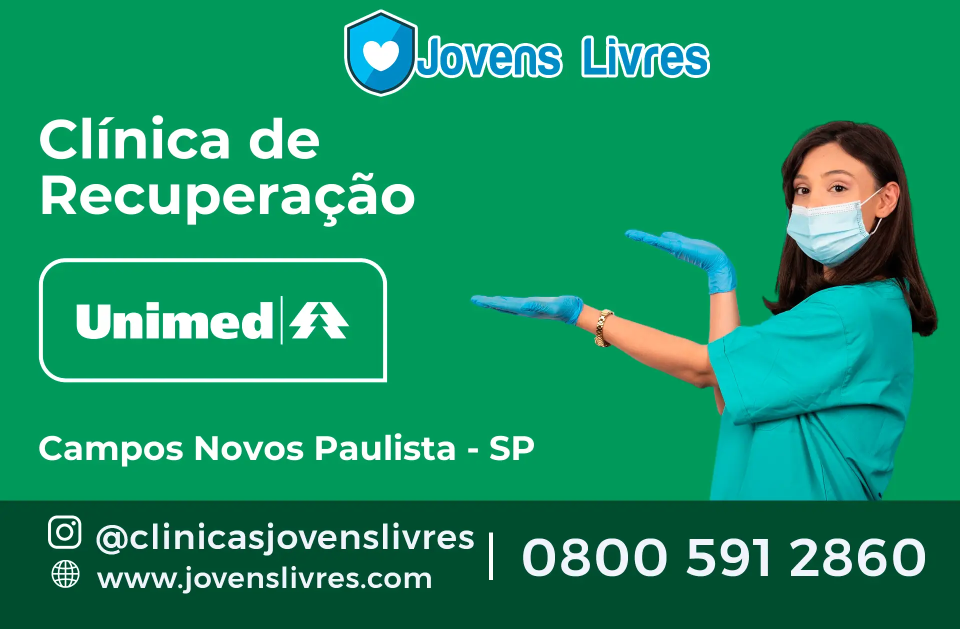 Clínica de Recuperação Unimed em Campos Novos Paulista - SP