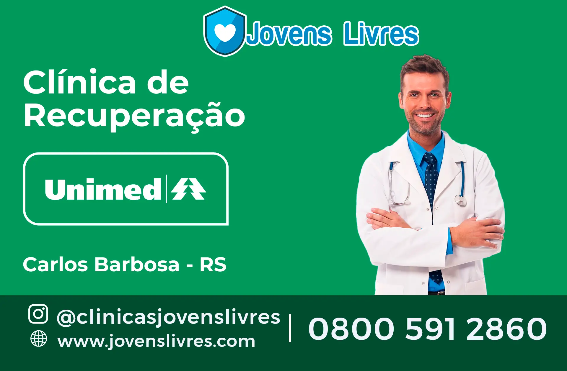 Clínica de Recuperação Unimed em Carlos Barbosa - RS