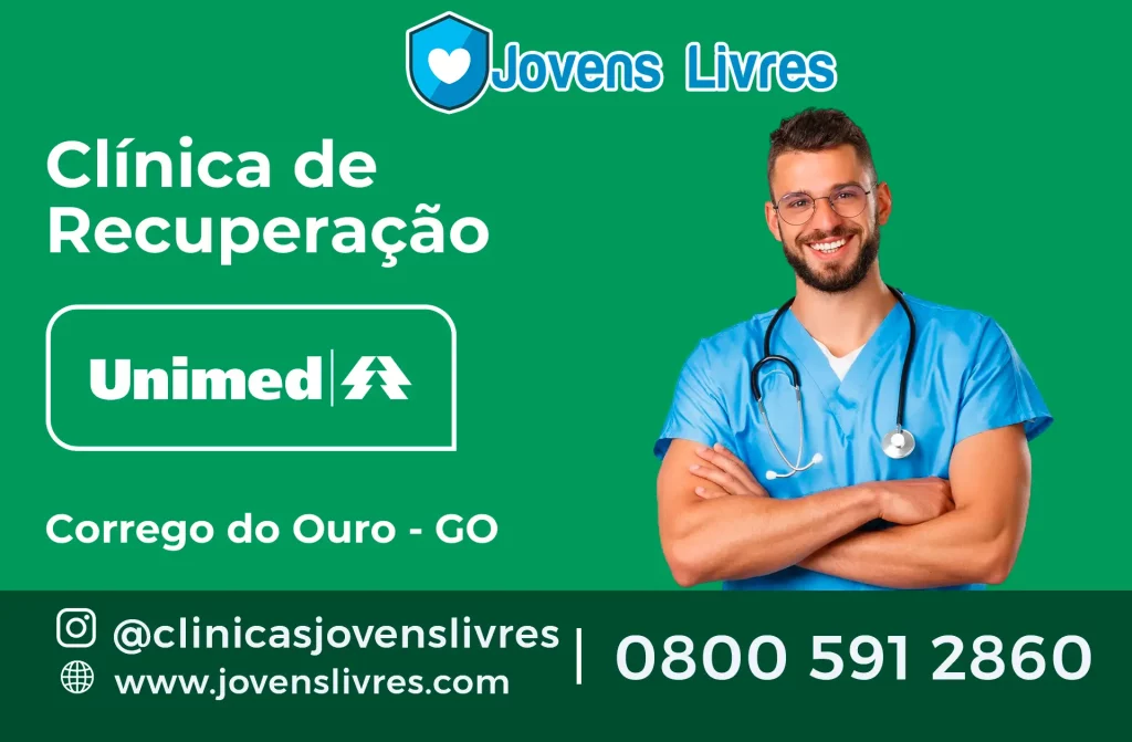 Clínica de Recuperação Unimed em Córrego do Ouro - GO
