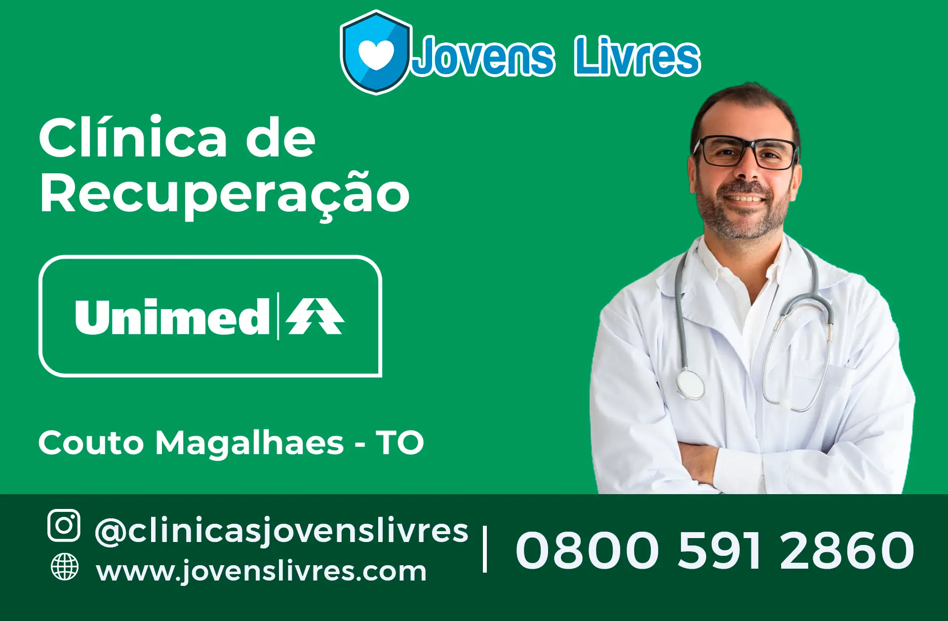 Clínica de Recuperação Unimed em Couto Magalhães - TO