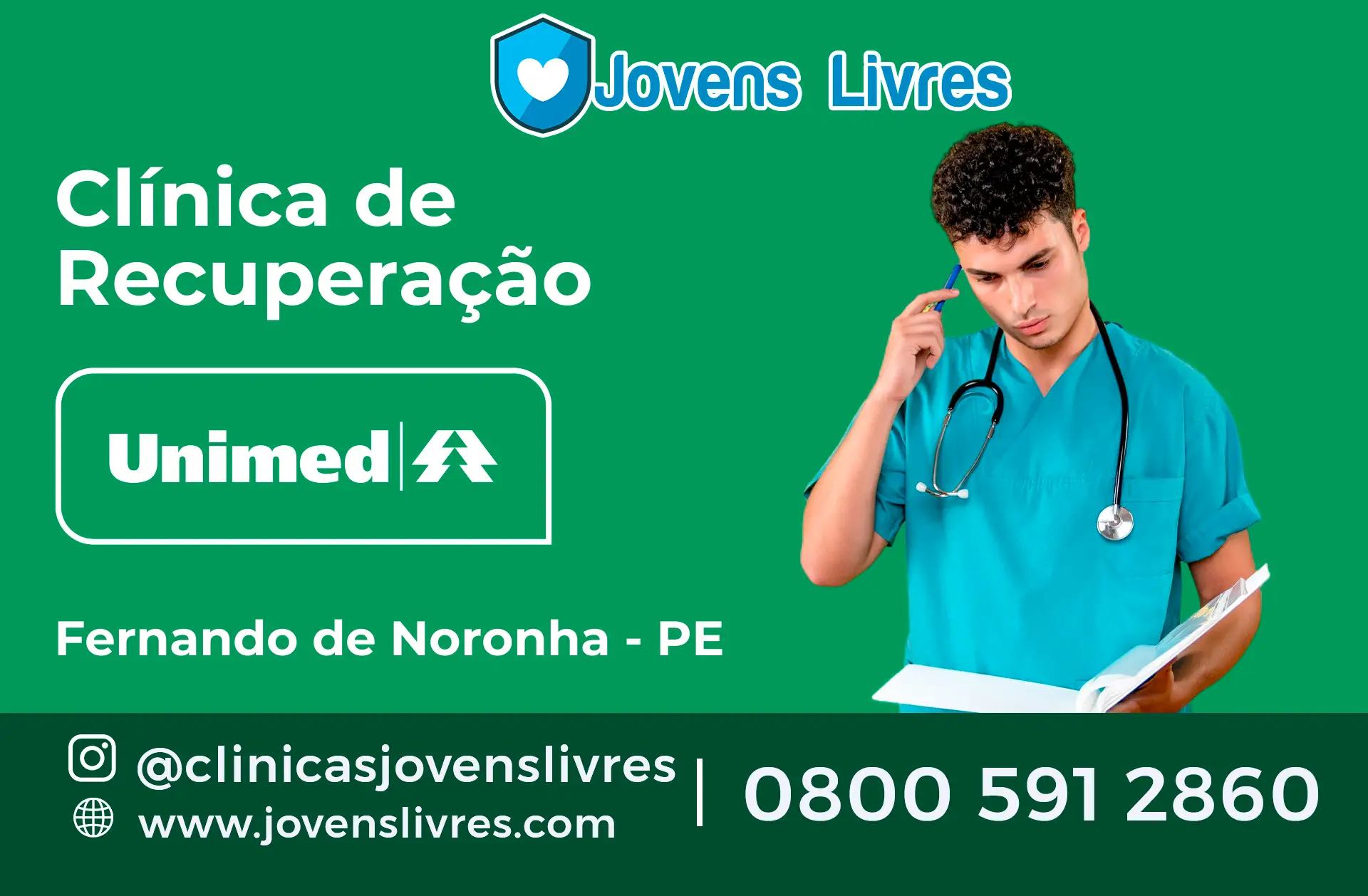 Clínica de Recuperação Unimed em Fernando de Noronha - PE