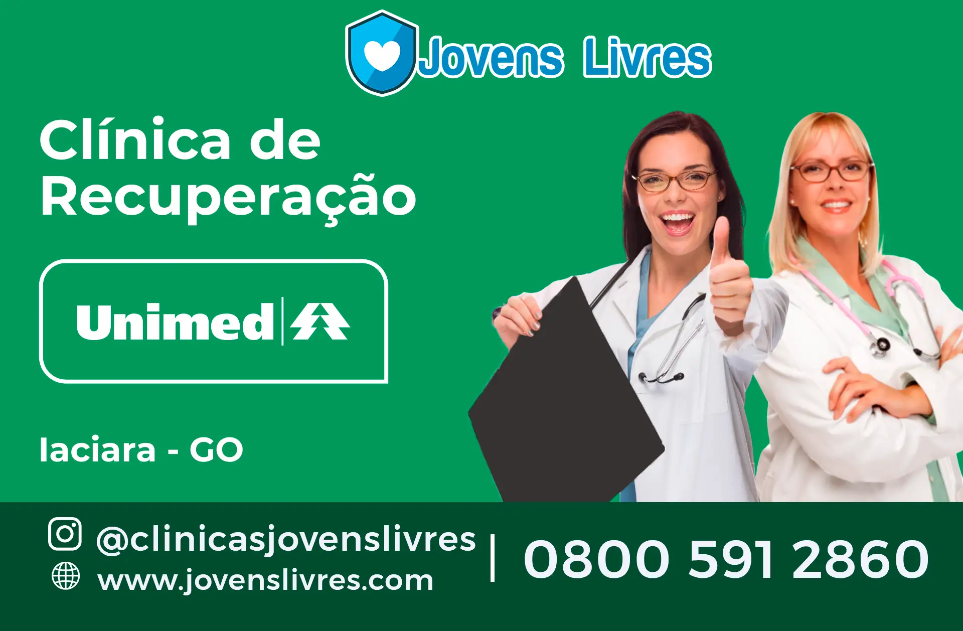 Clínica de Recuperação Unimed em Iaciara - GO