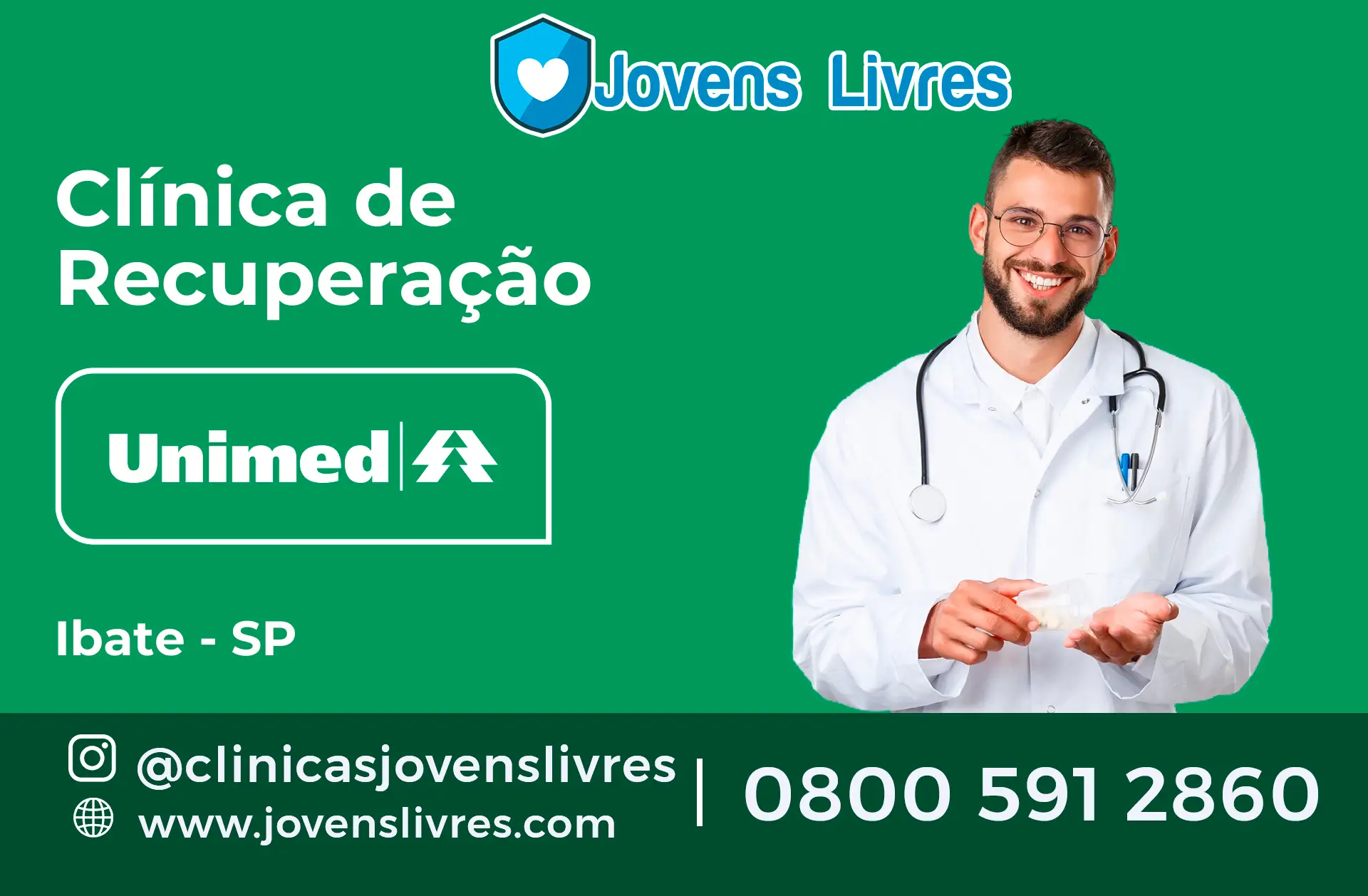 Clínica de Recuperação Unimed em Ibaté - SP