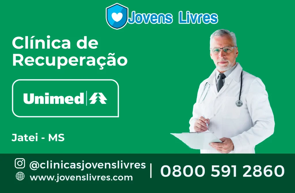 clínica de recuperação credenciada à Unimed em Jateí - MS