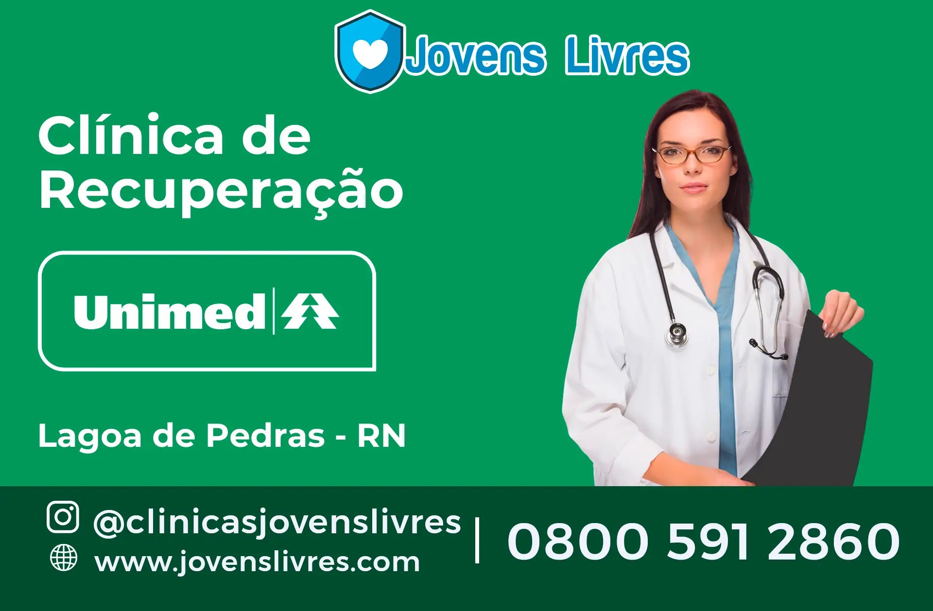 Clínica de Recuperação Unimed em Lagoa de Pedras - RN